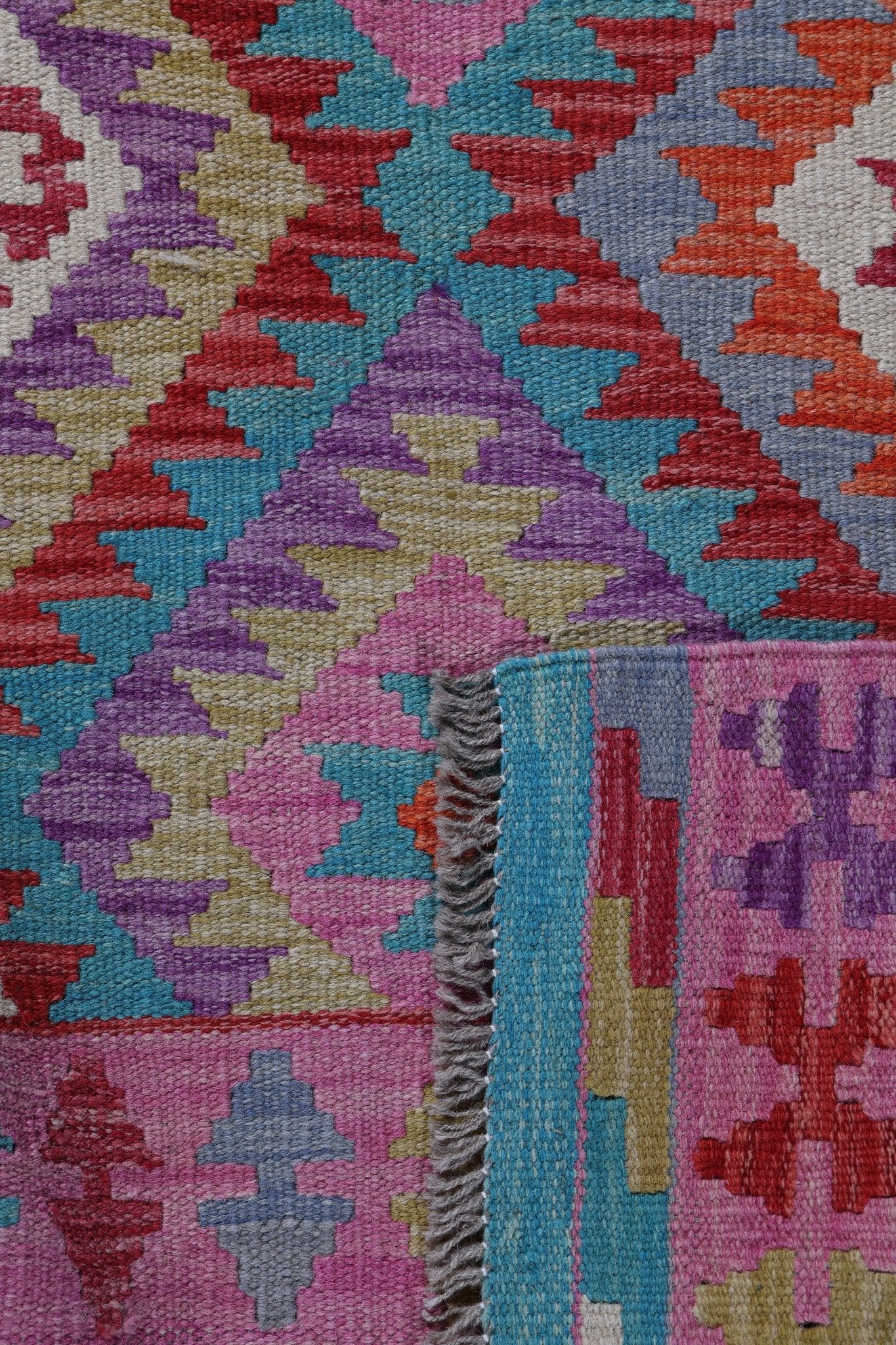 Kelim vloerkleed handgeweven uit Afghanistan - 4