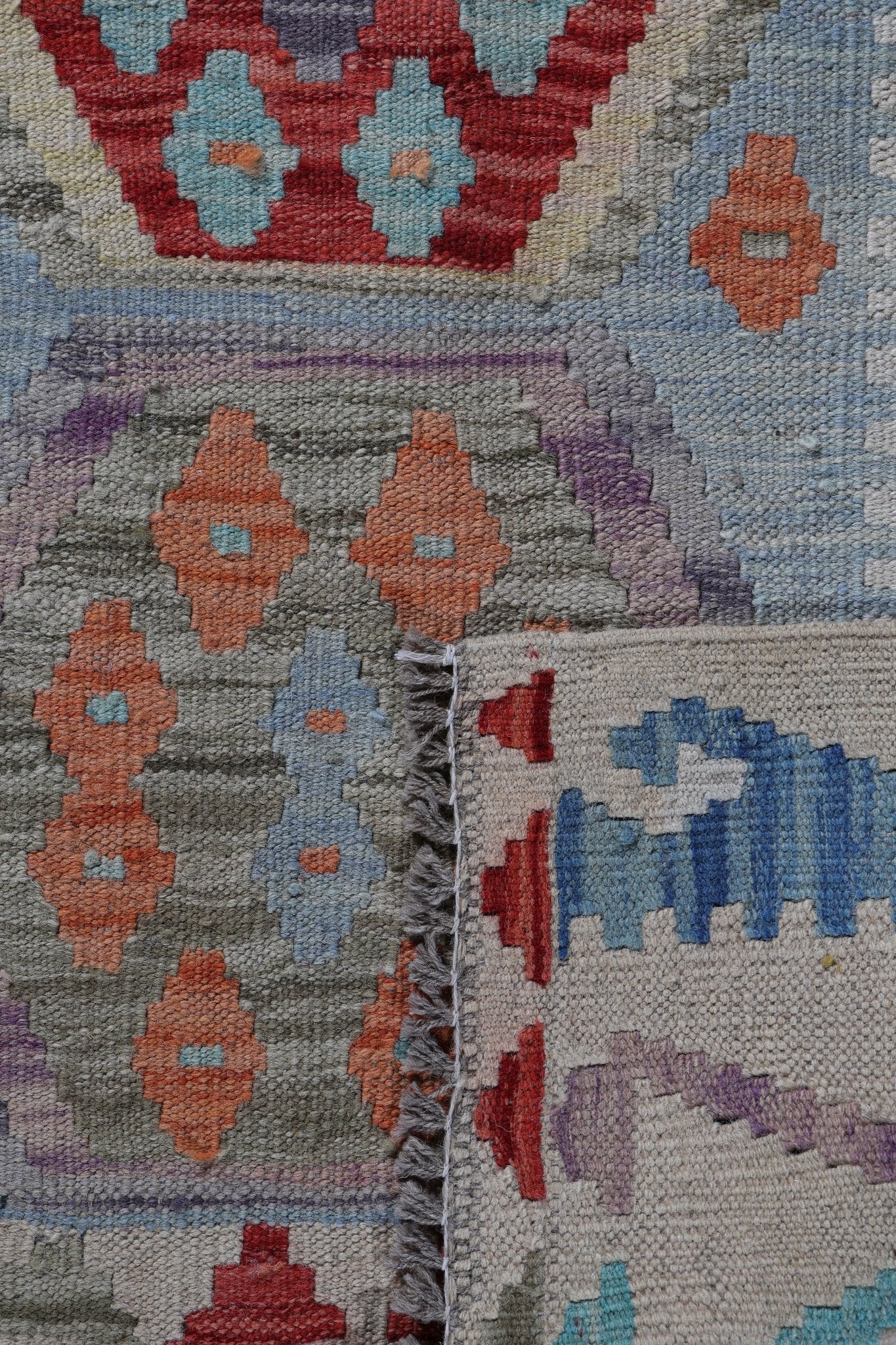 Kelim vloerkleed handgeweven uit Afghanistan - 4