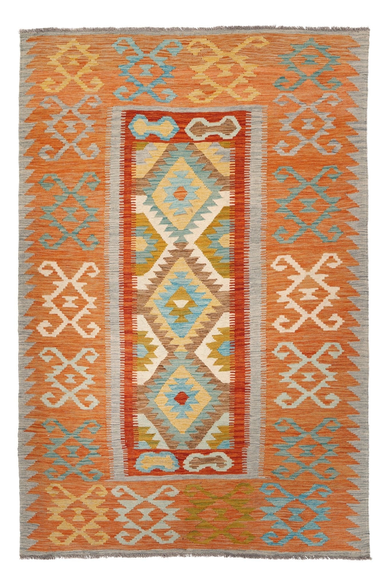 Kelim vloerkleed handgeweven uit Afghanistan - 1