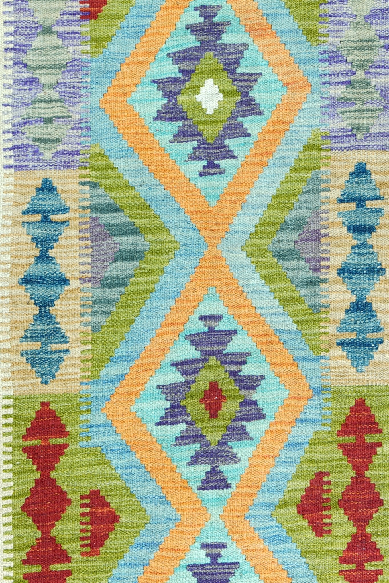 Kelim loper vloerkleed handgeweven uit Afghanistan - 3