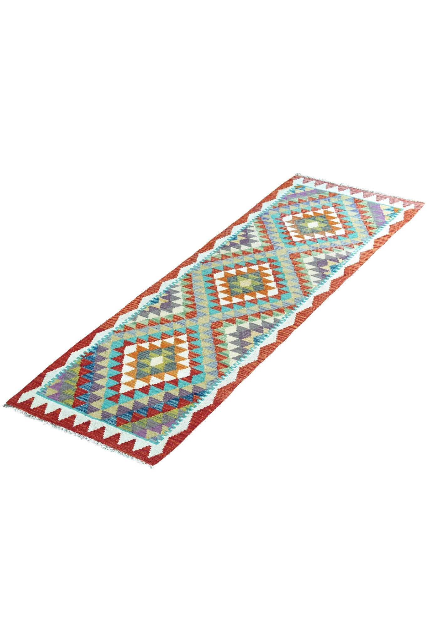 Kelim loper vloerkleed handgeweven uit Afghanistan - 2