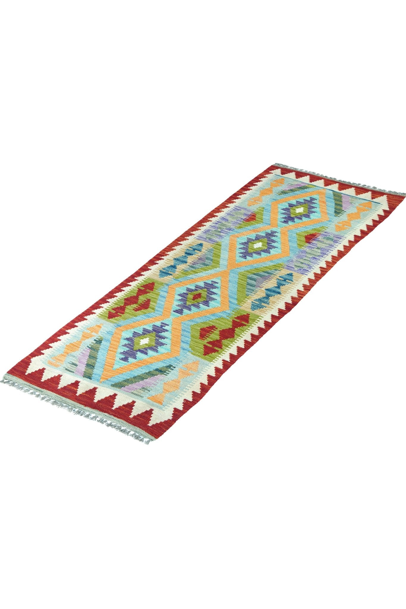 Kelim loper vloerkleed handgeweven uit Afghanistan - 2