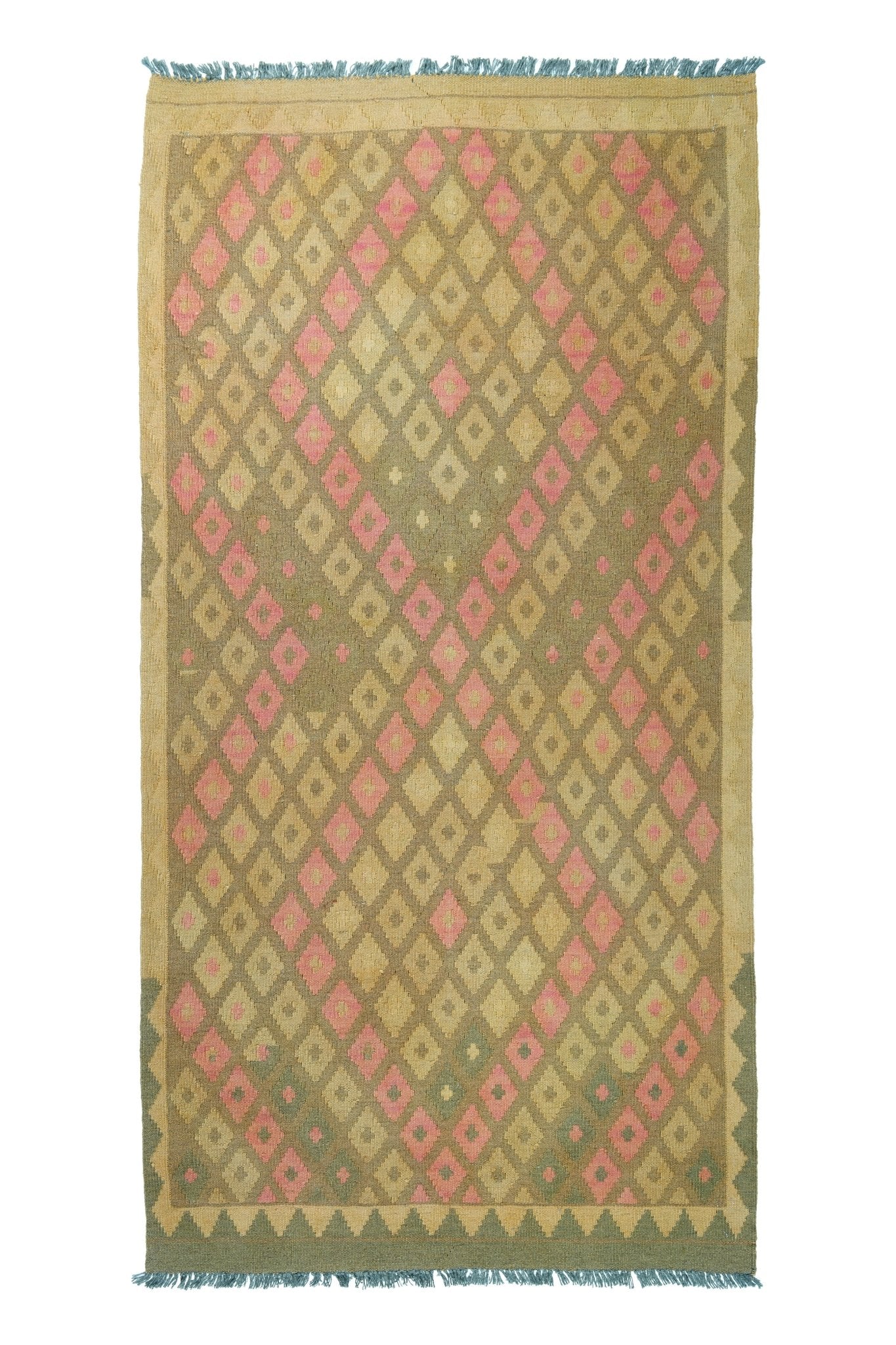 Kelim loper vloerkleed handgeweven uit Afghanistan - 1