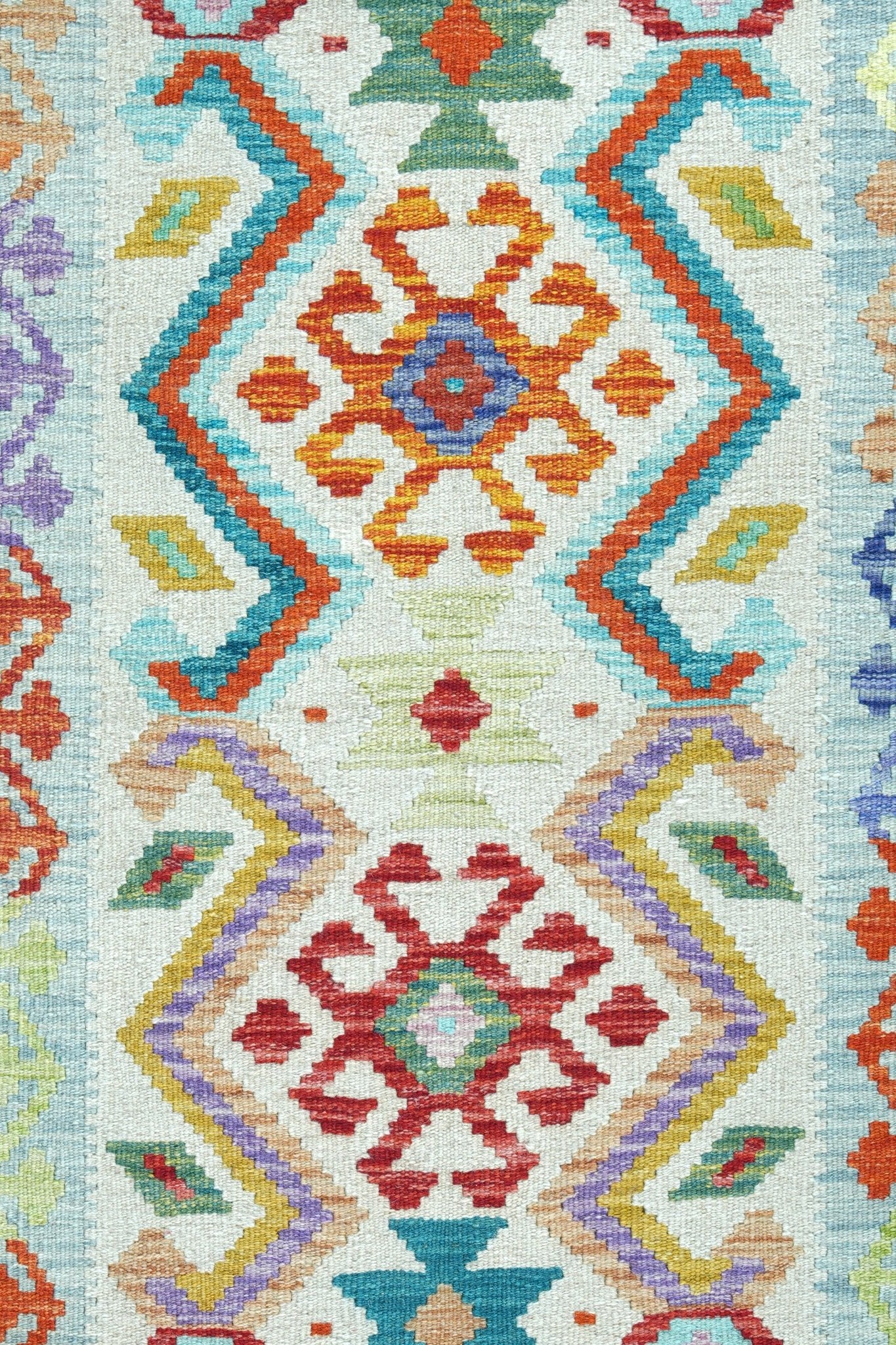 Kelim loper vloerkleed handgeweven uit Afghanistan - 3