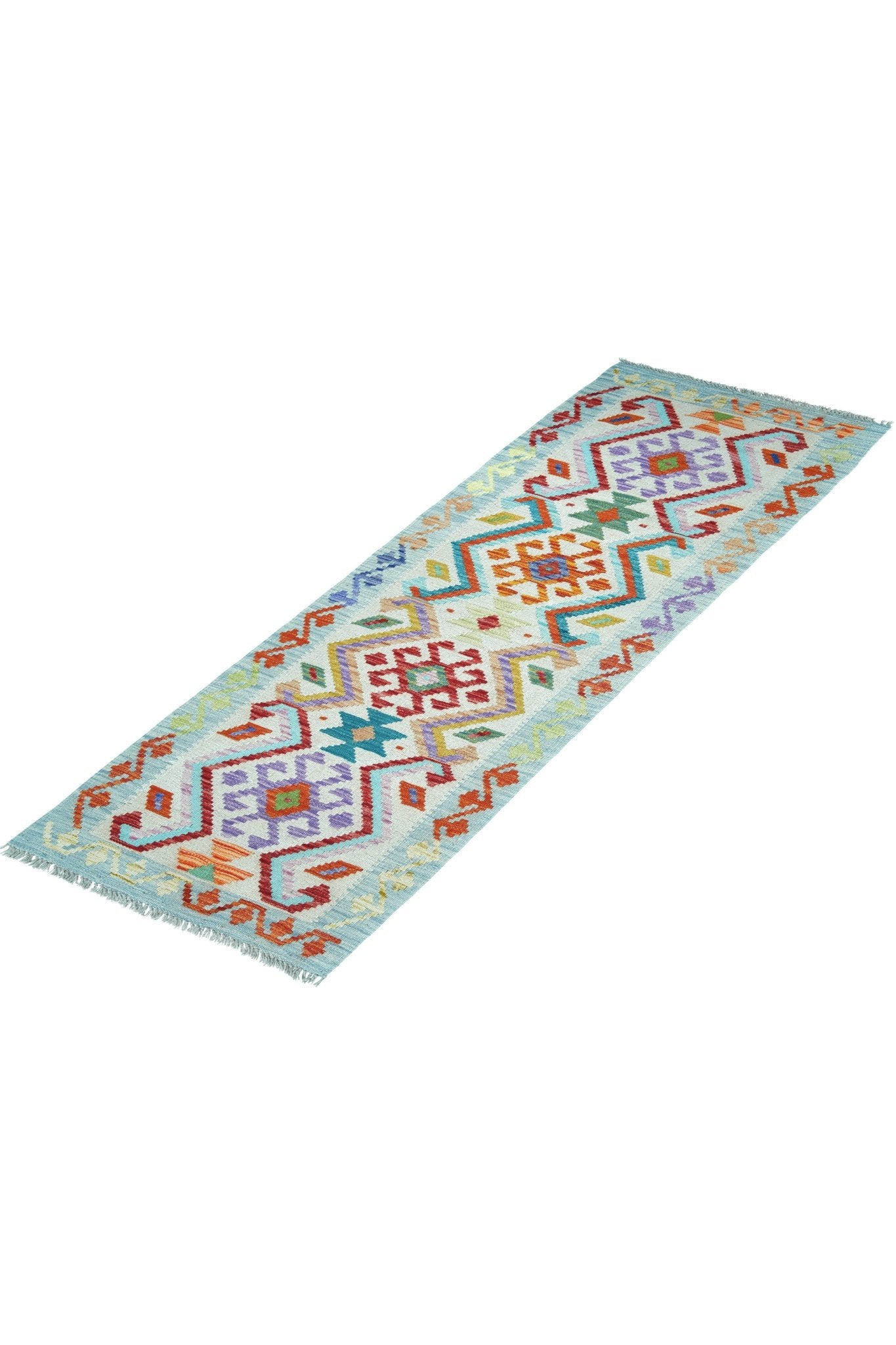 Kelim loper vloerkleed handgeweven uit Afghanistan - 2