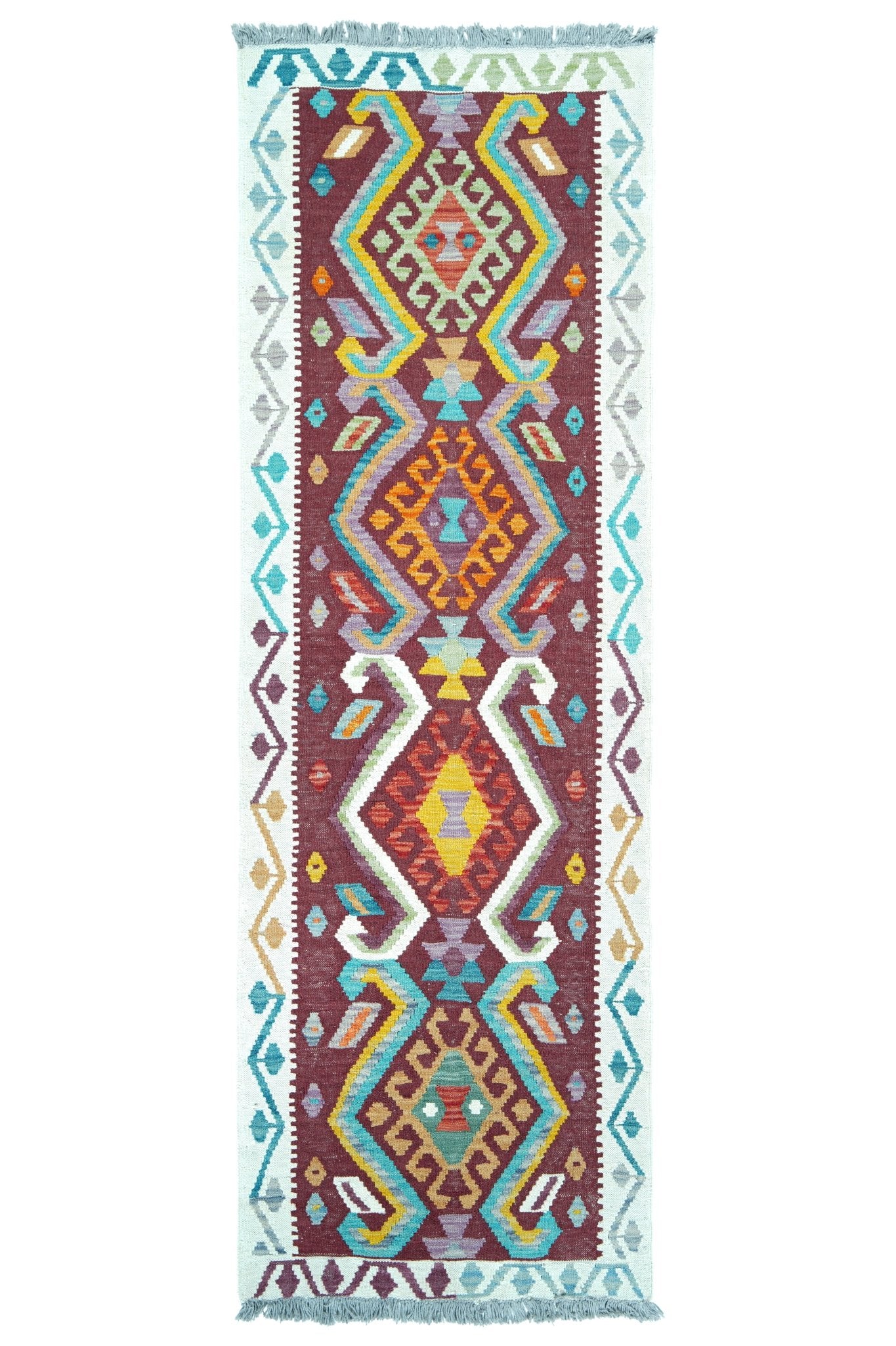 Kelim loper vloerkleed handgeweven uit Afghanistan - 1