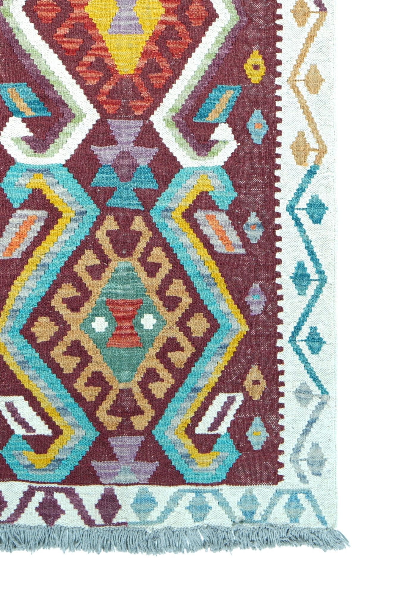 Kelim loper vloerkleed handgeweven uit Afghanistan - 4