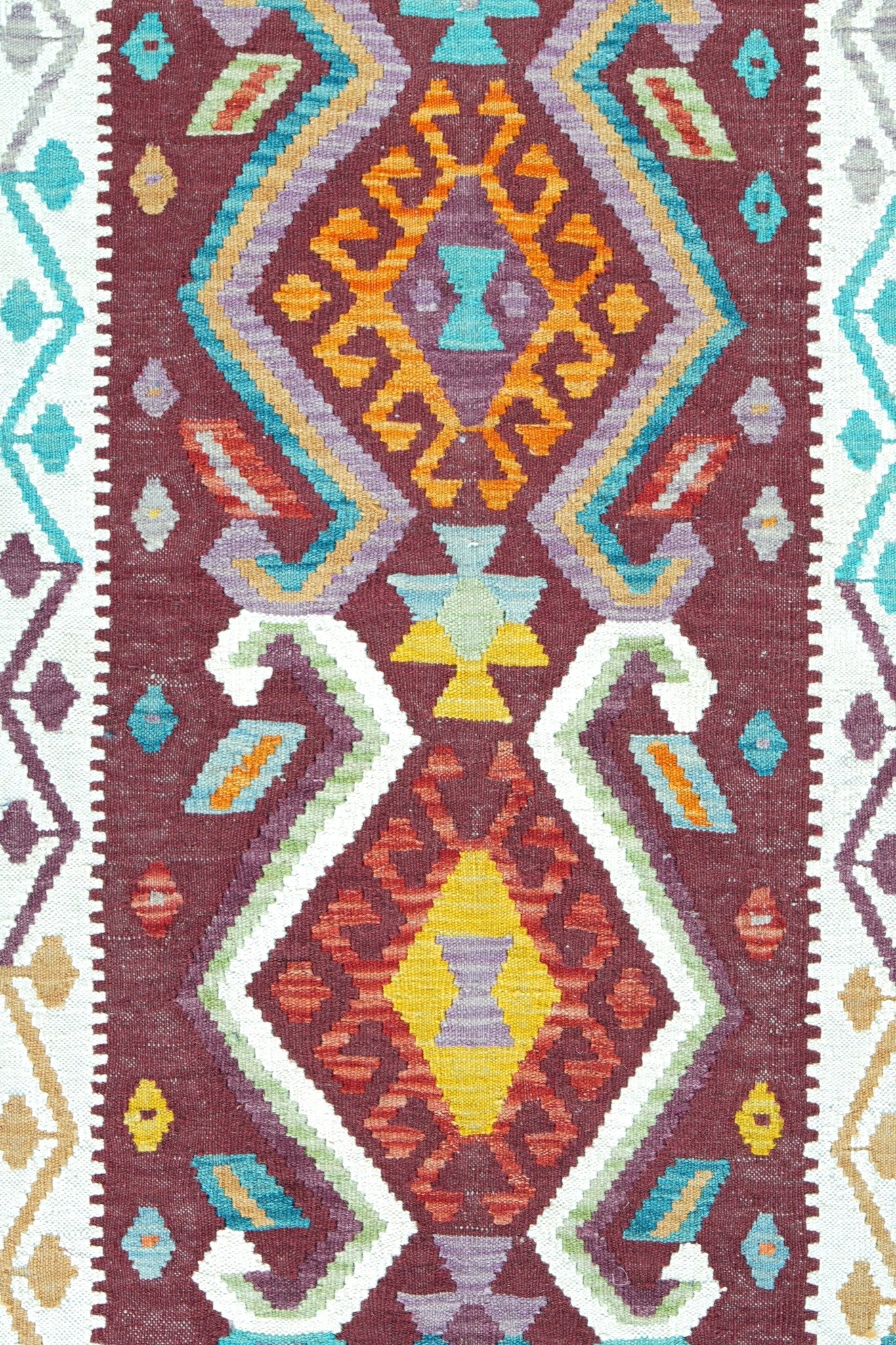 Kelim loper vloerkleed handgeweven uit Afghanistan - 3