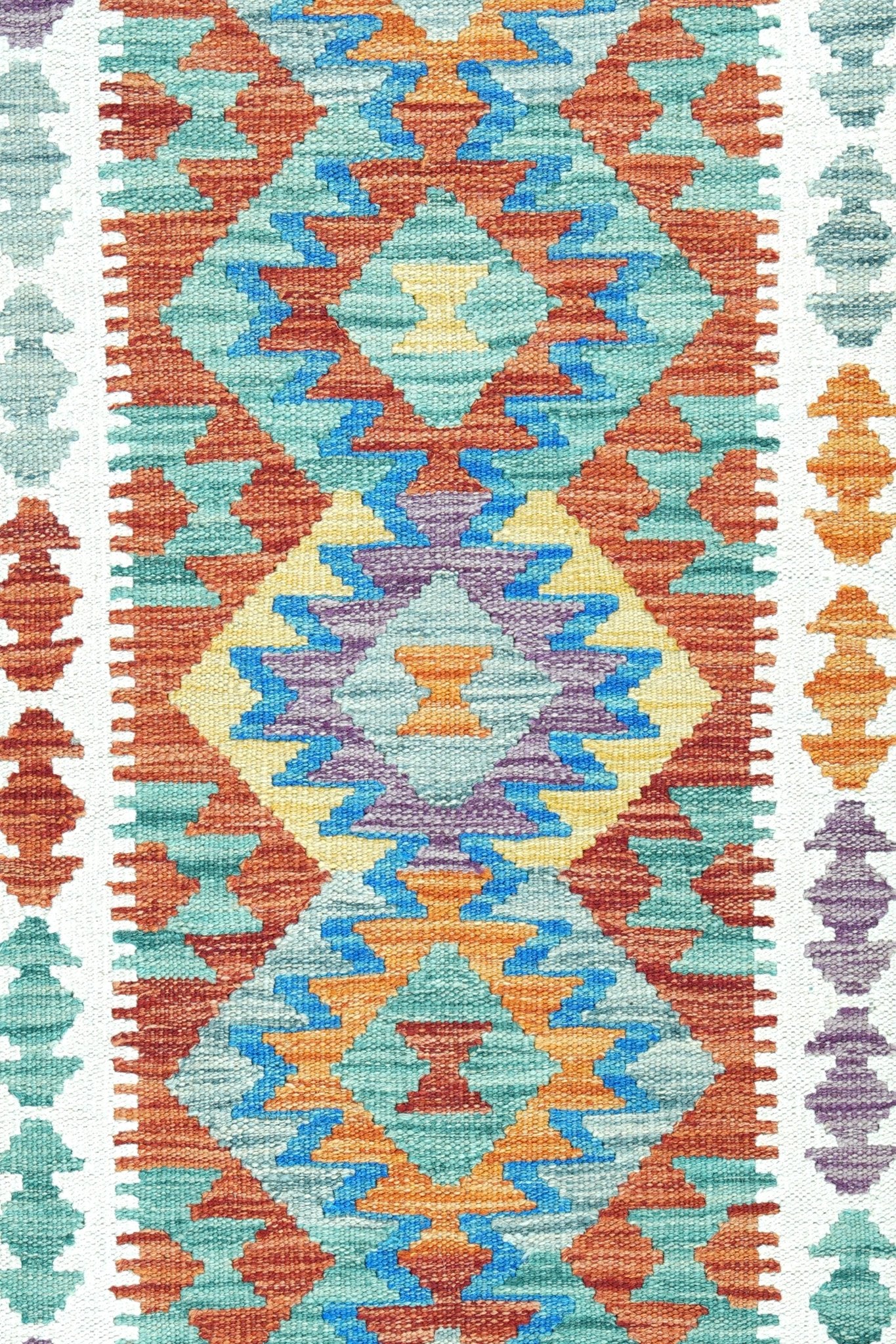 Kelim loper vloerkleed handgeweven uit Afghanistan - 3