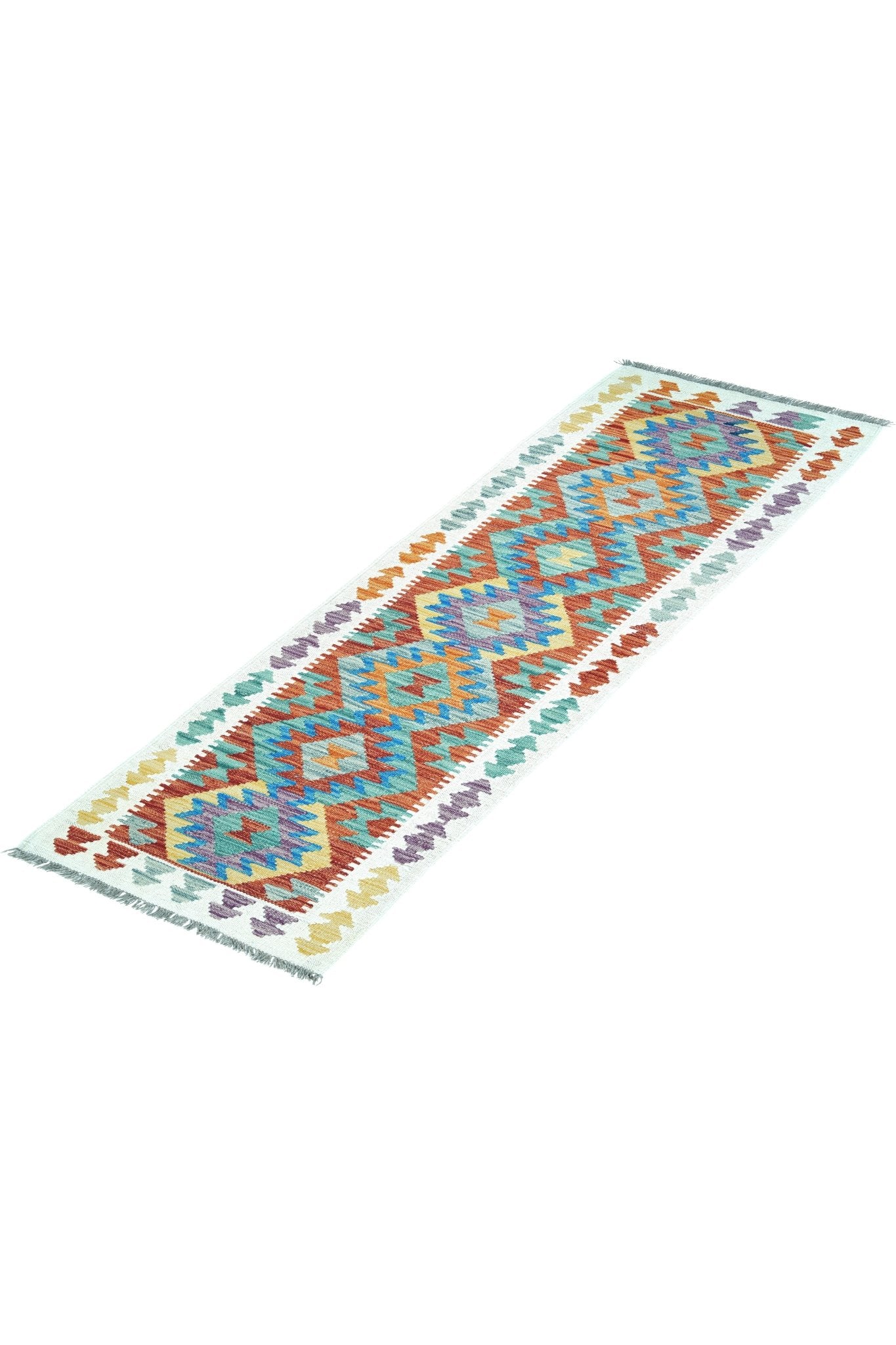 Kelim loper vloerkleed handgeweven uit Afghanistan - 2