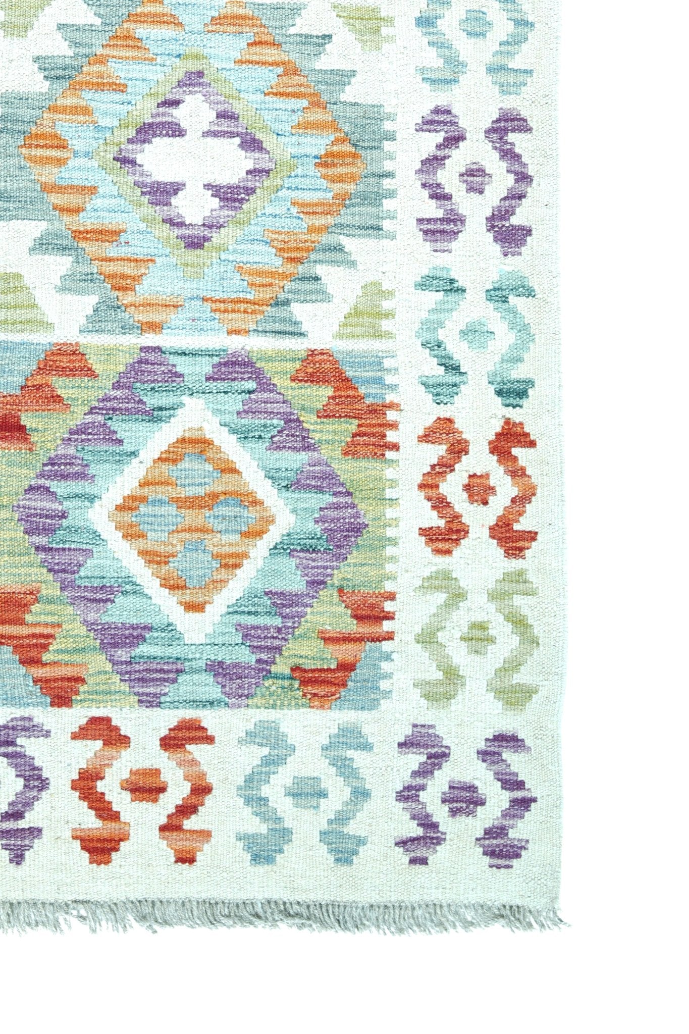 Kelim loper vloerkleed handgeweven uit Afghanistan - 4