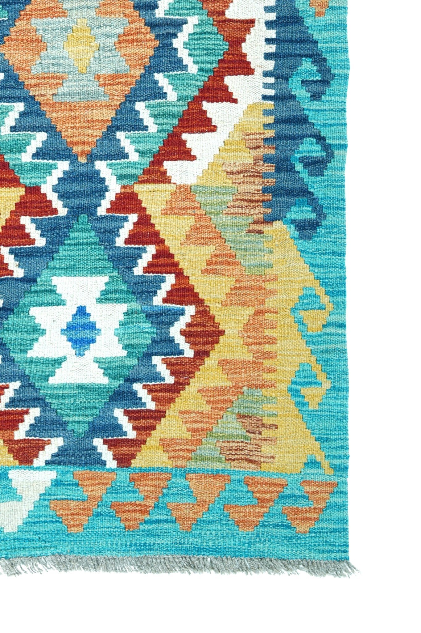 Kelim loper vloerkleed handgeweven uit Afghanistan - 4