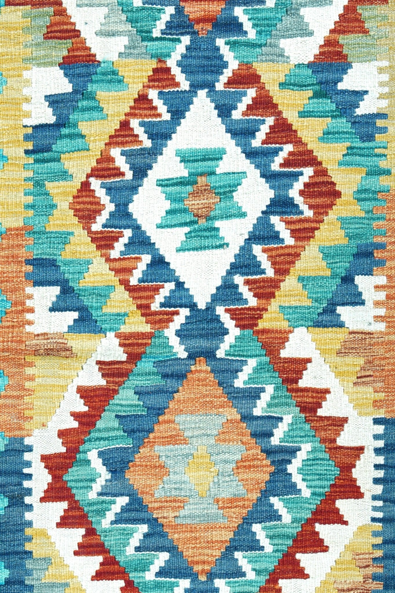 Kelim loper vloerkleed handgeweven uit Afghanistan - 3