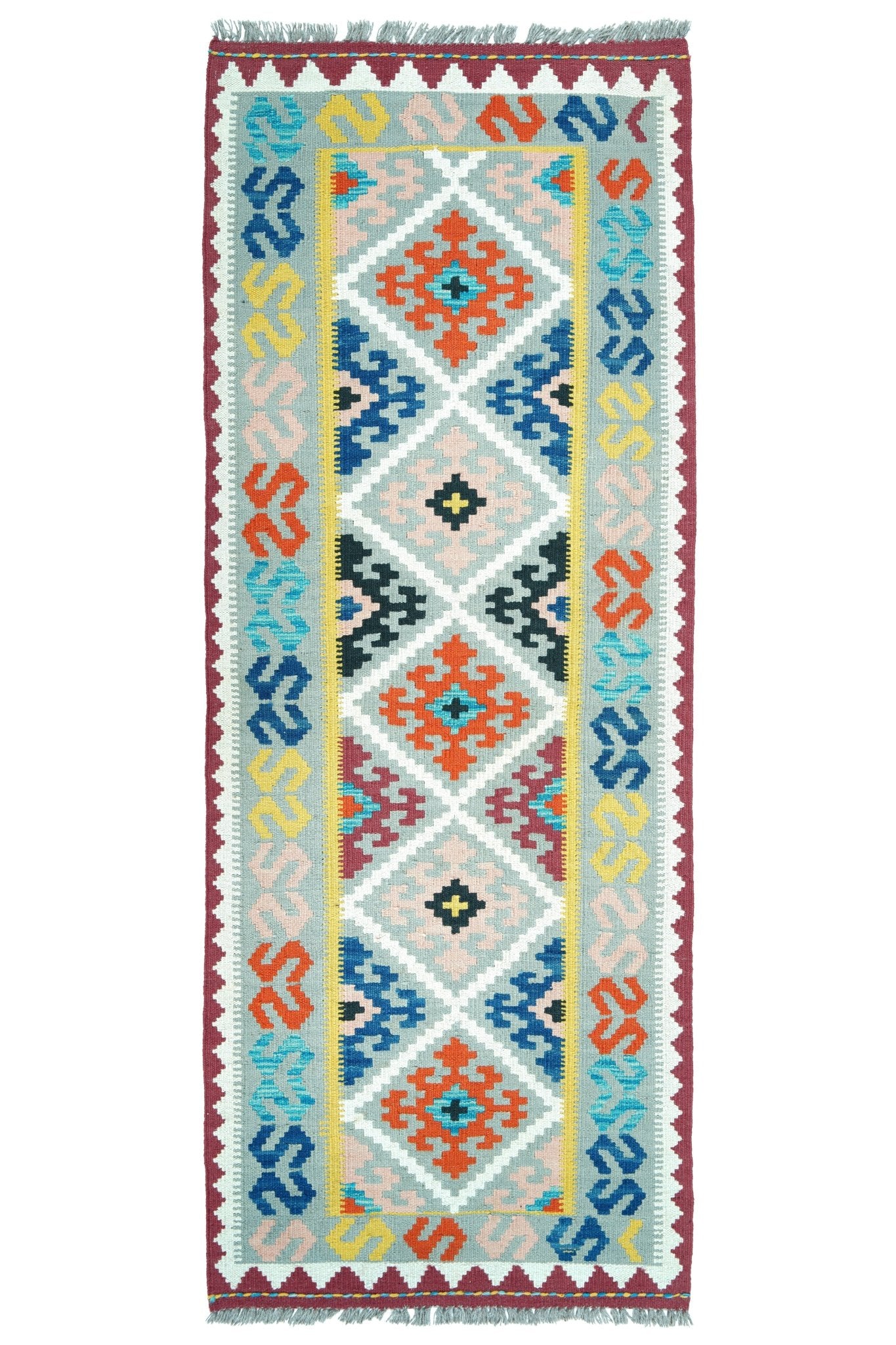 Kelim loper vloerkleed handgeweven uit Afghanistan - 1