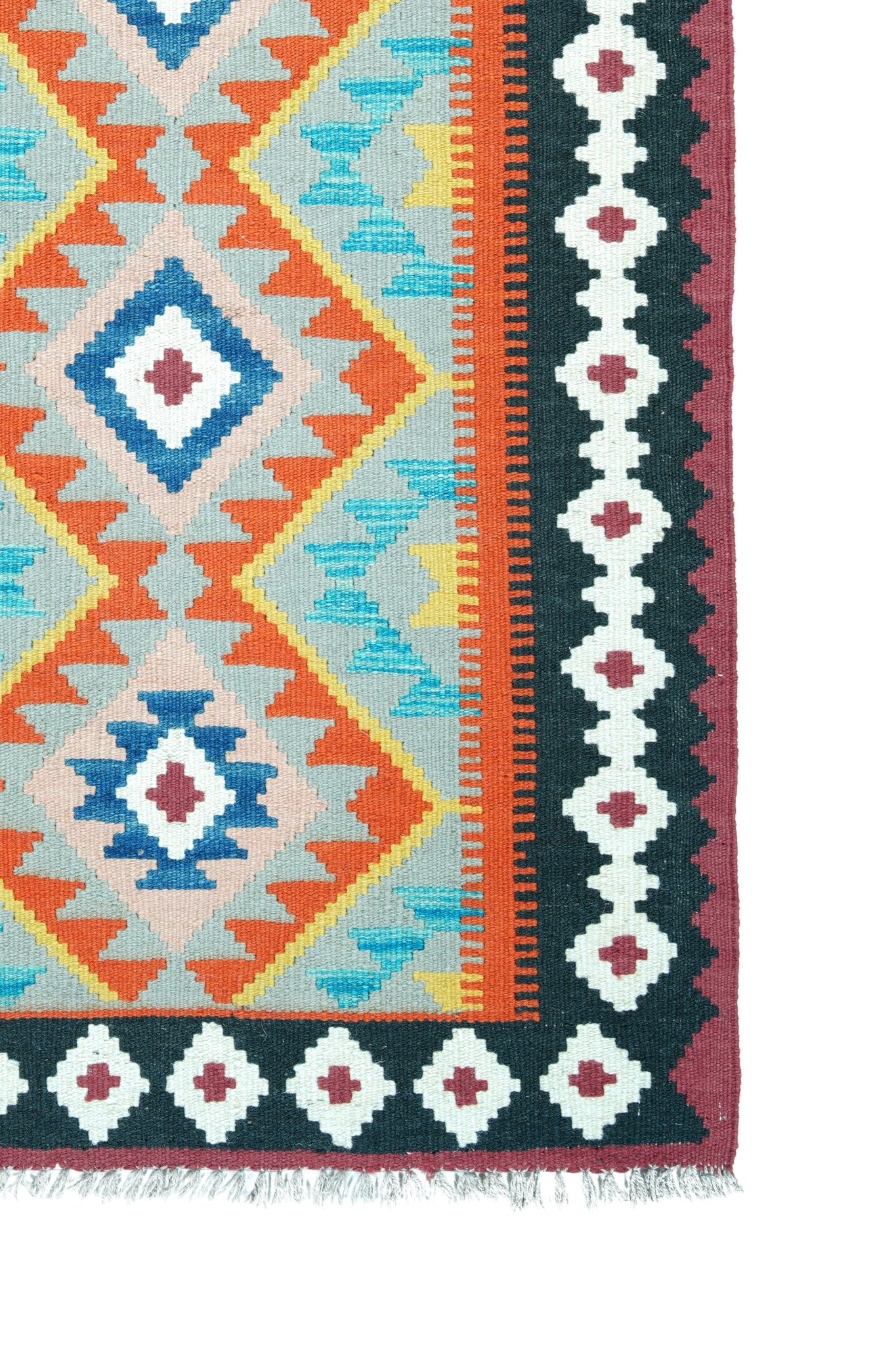 Kelim loper vloerkleed handgeweven uit Afghanistan - 4