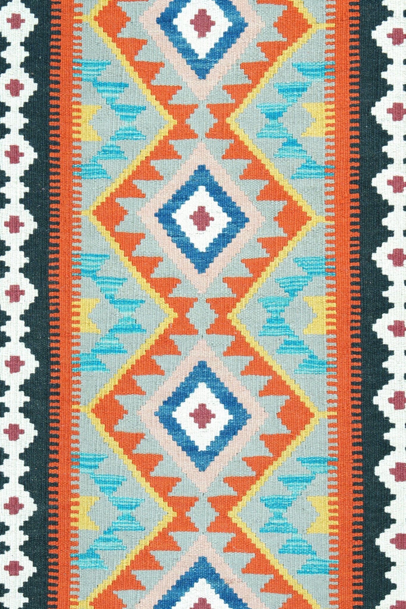 Kelim loper vloerkleed handgeweven uit Afghanistan - 3