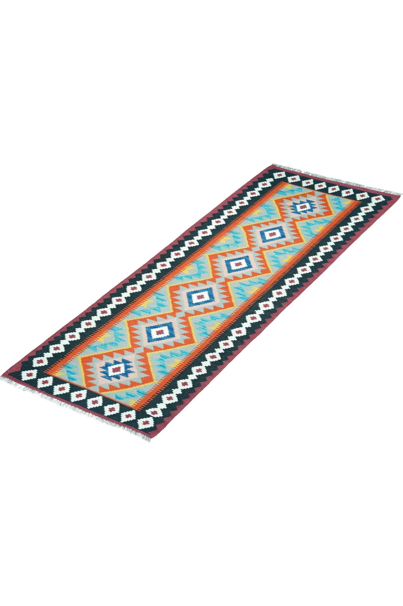 Kelim loper vloerkleed handgeweven uit Afghanistan - 2