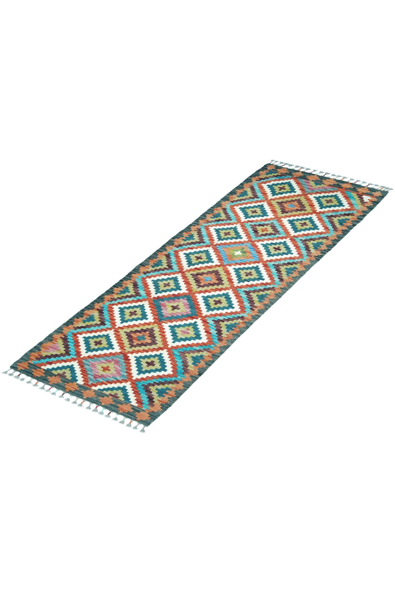 Kelim loper vloerkleed handgeweven uit Afghanistan - 2