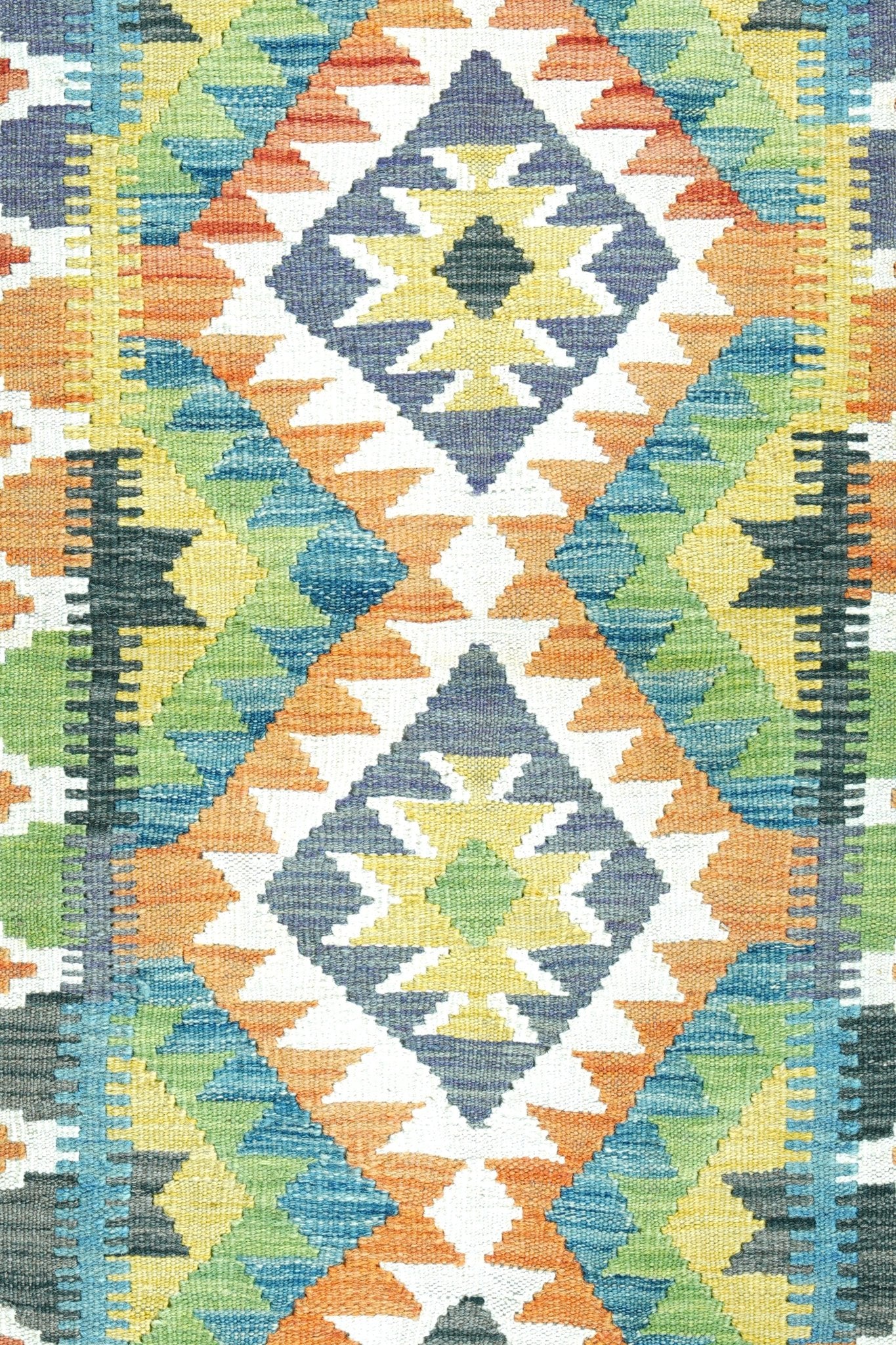 Kelim loper vloerkleed handgeweven uit Afghanistan - 3