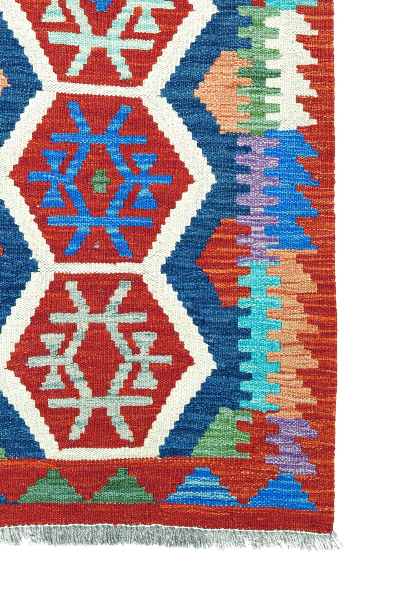 Kelim loper vloerkleed handgeweven uit Afghanistan - 4