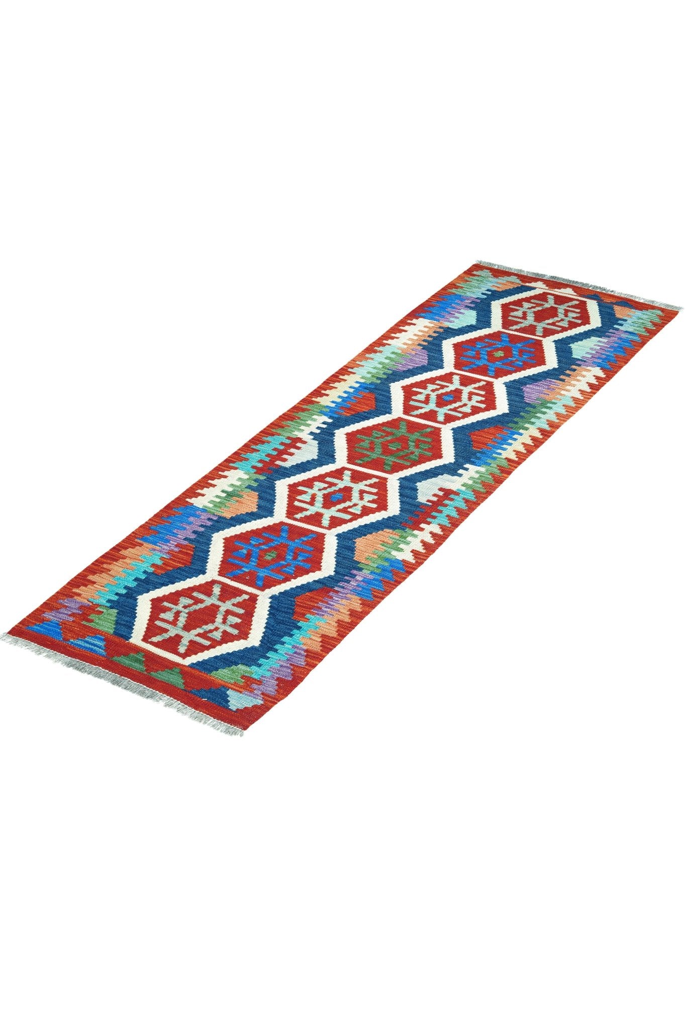 Kelim loper vloerkleed handgeweven uit Afghanistan - 2