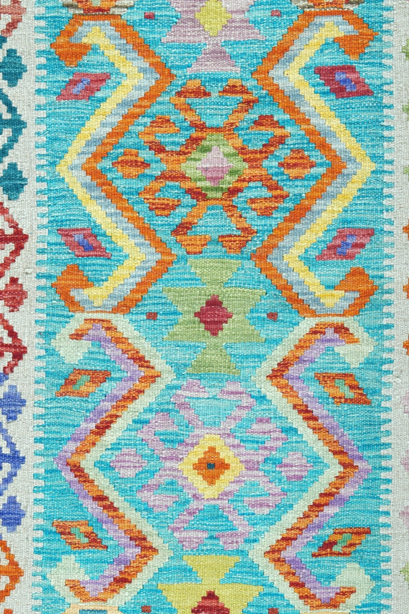 Kelim loper vloerkleed handgeweven uit Afghanistan - 3