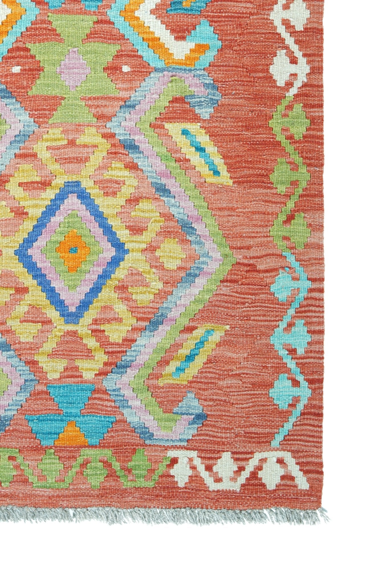 Kelim loper vloerkleed handgeweven uit Afghanistan - 4