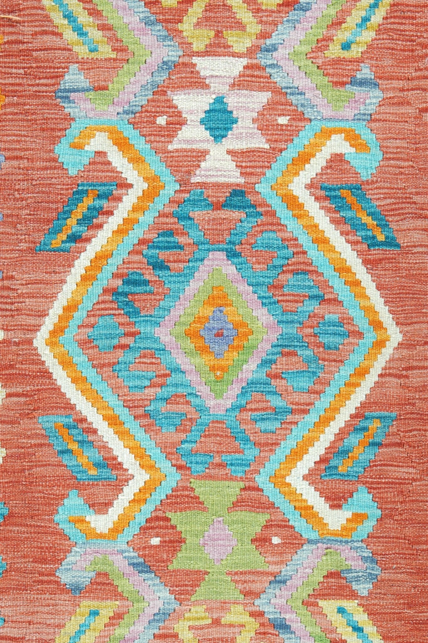 Kelim loper vloerkleed handgeweven uit Afghanistan - 3