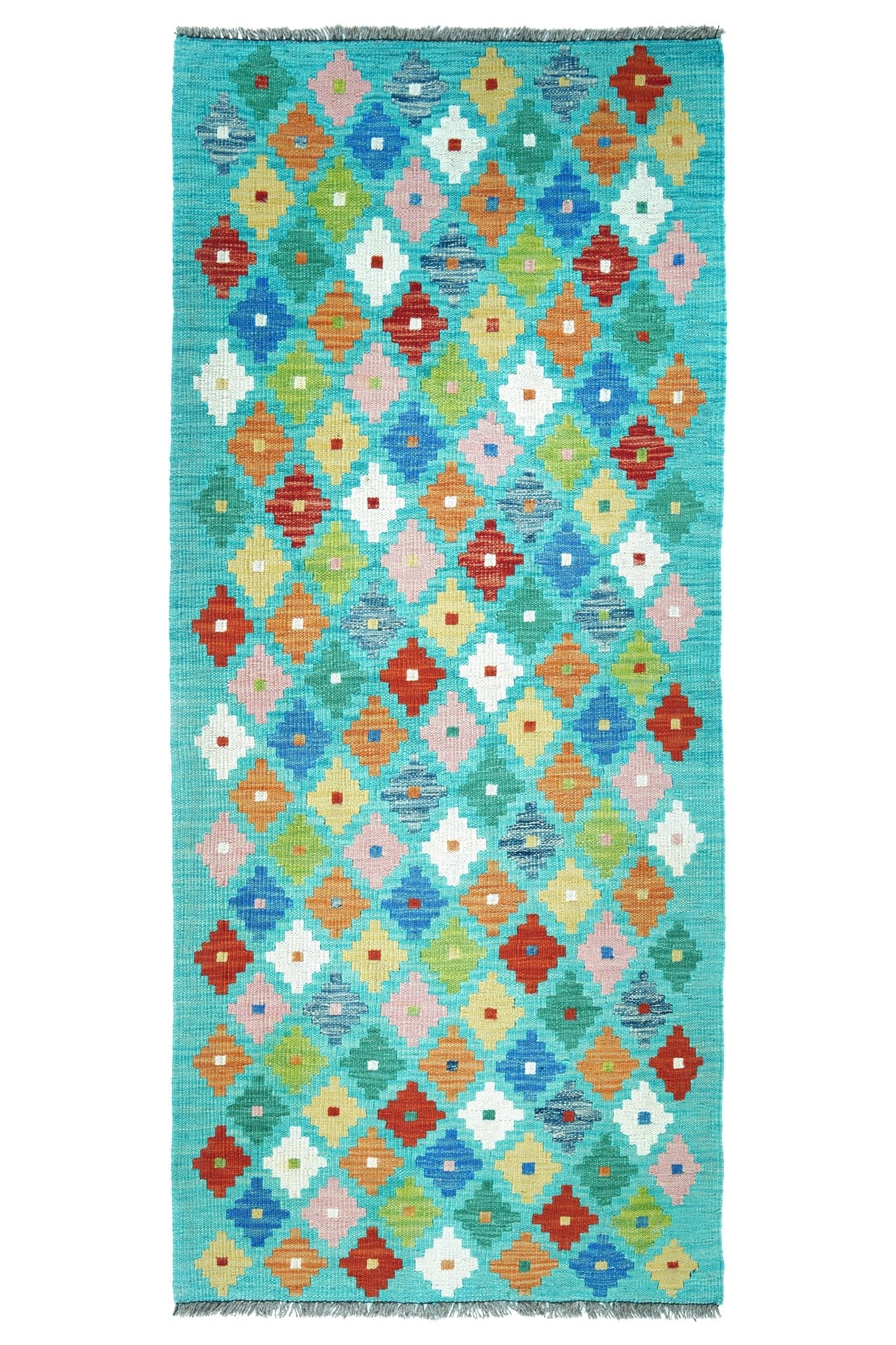 Kelim loper vloerkleed handgeweven uit Afghanistan - 1