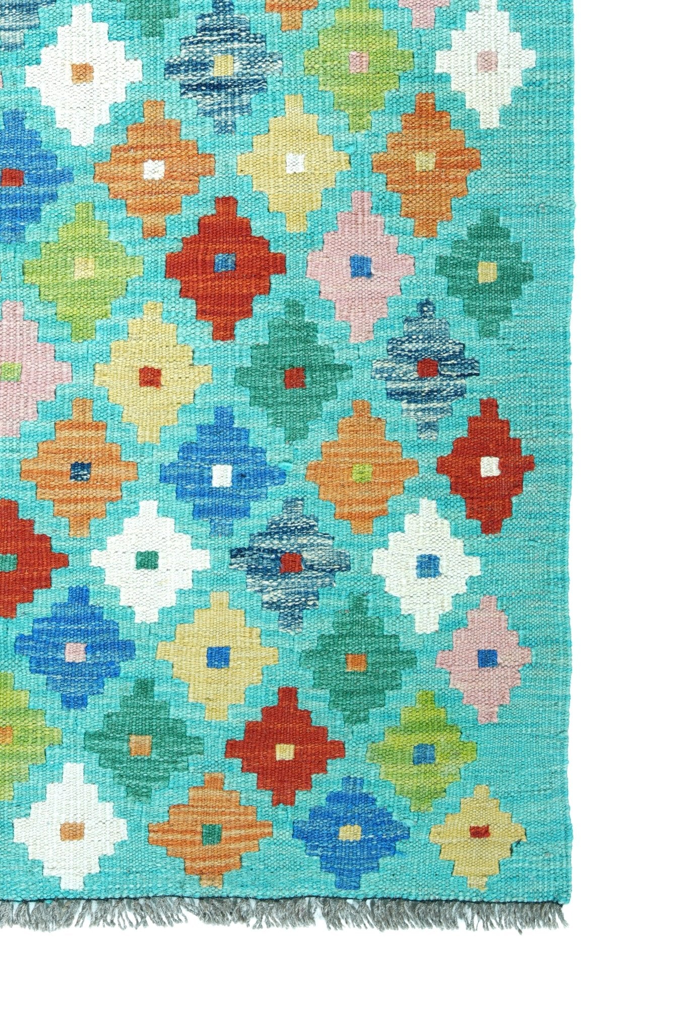 Kelim loper vloerkleed handgeweven uit Afghanistan - 4