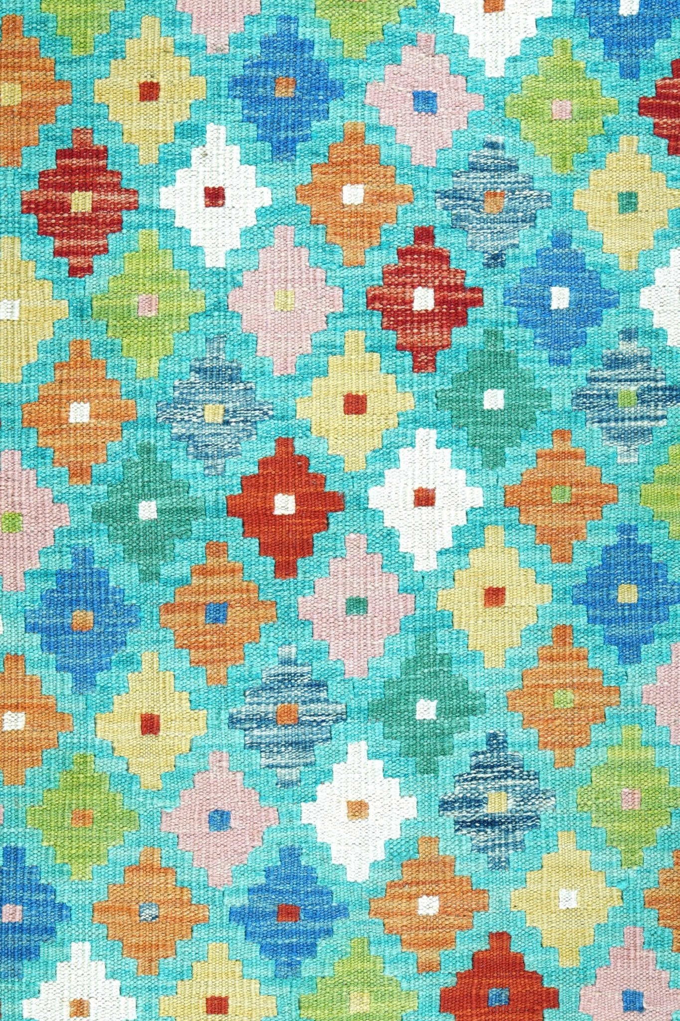 Kelim loper vloerkleed handgeweven uit Afghanistan - 3