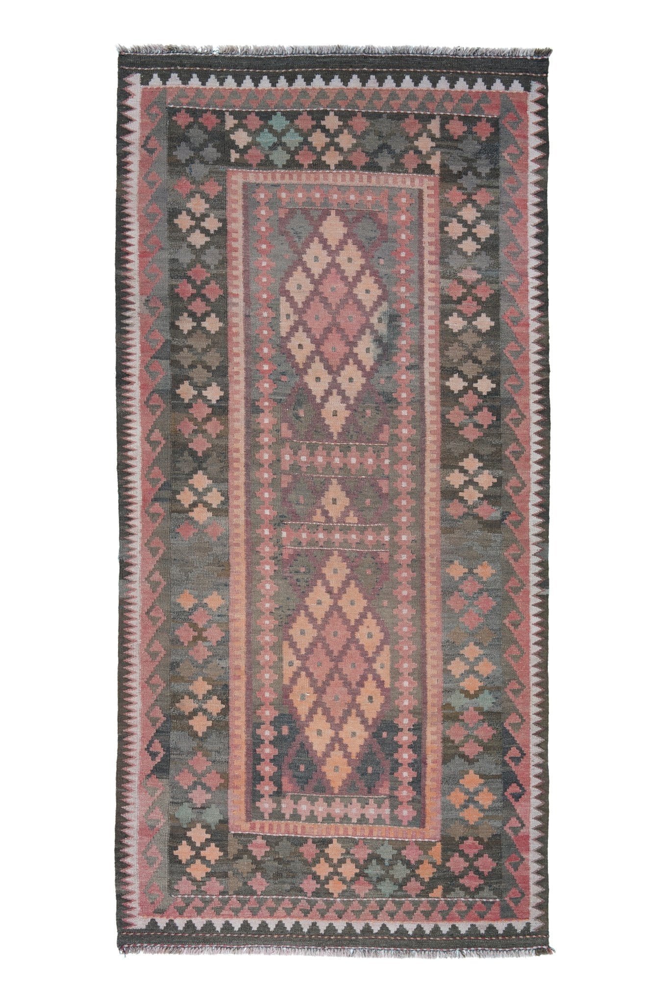 Kelim loper vloerkleed handgeweven uit Afghanistan - 1