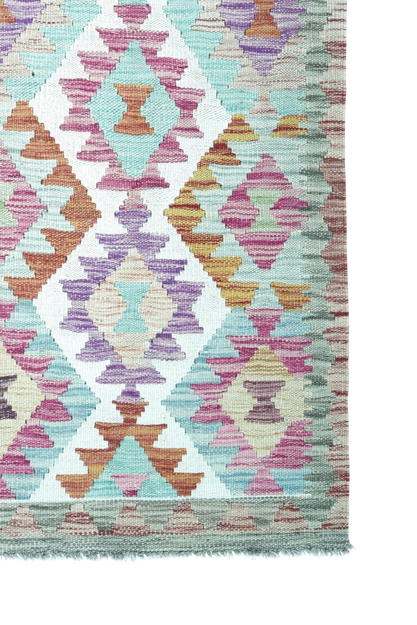 Kelim loper vloerkleed handgeweven uit Afghanistan - 4