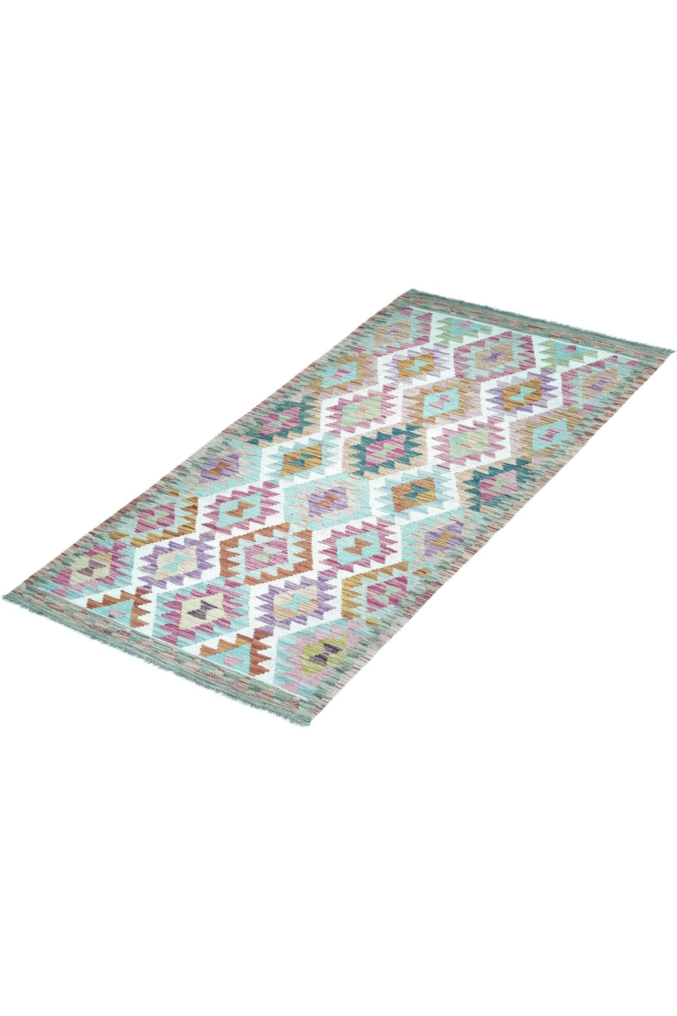 Kelim loper vloerkleed handgeweven uit Afghanistan - 2