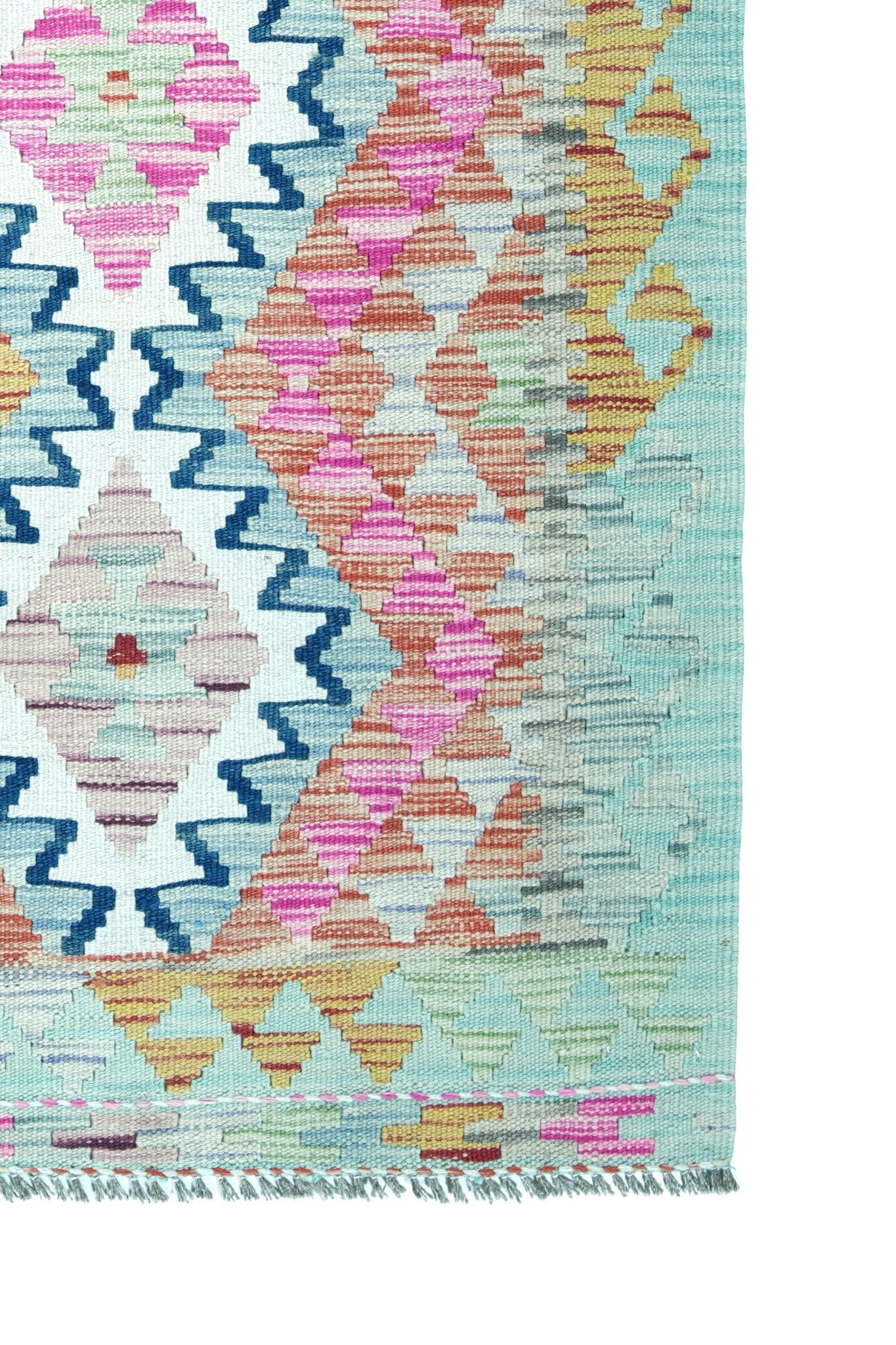 Kelim loper vloerkleed handgeweven uit Afghanistan - 4