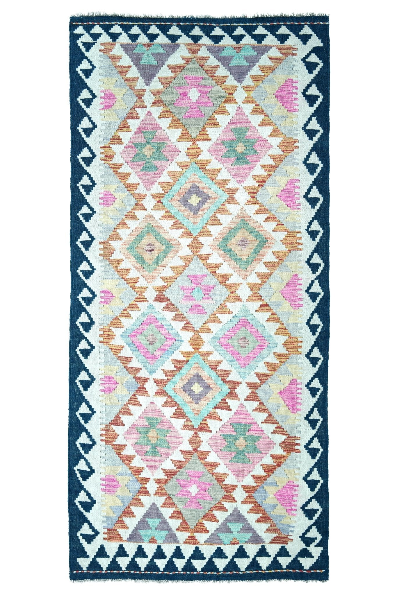 Kelim loper vloerkleed handgeweven uit Afghanistan - 1