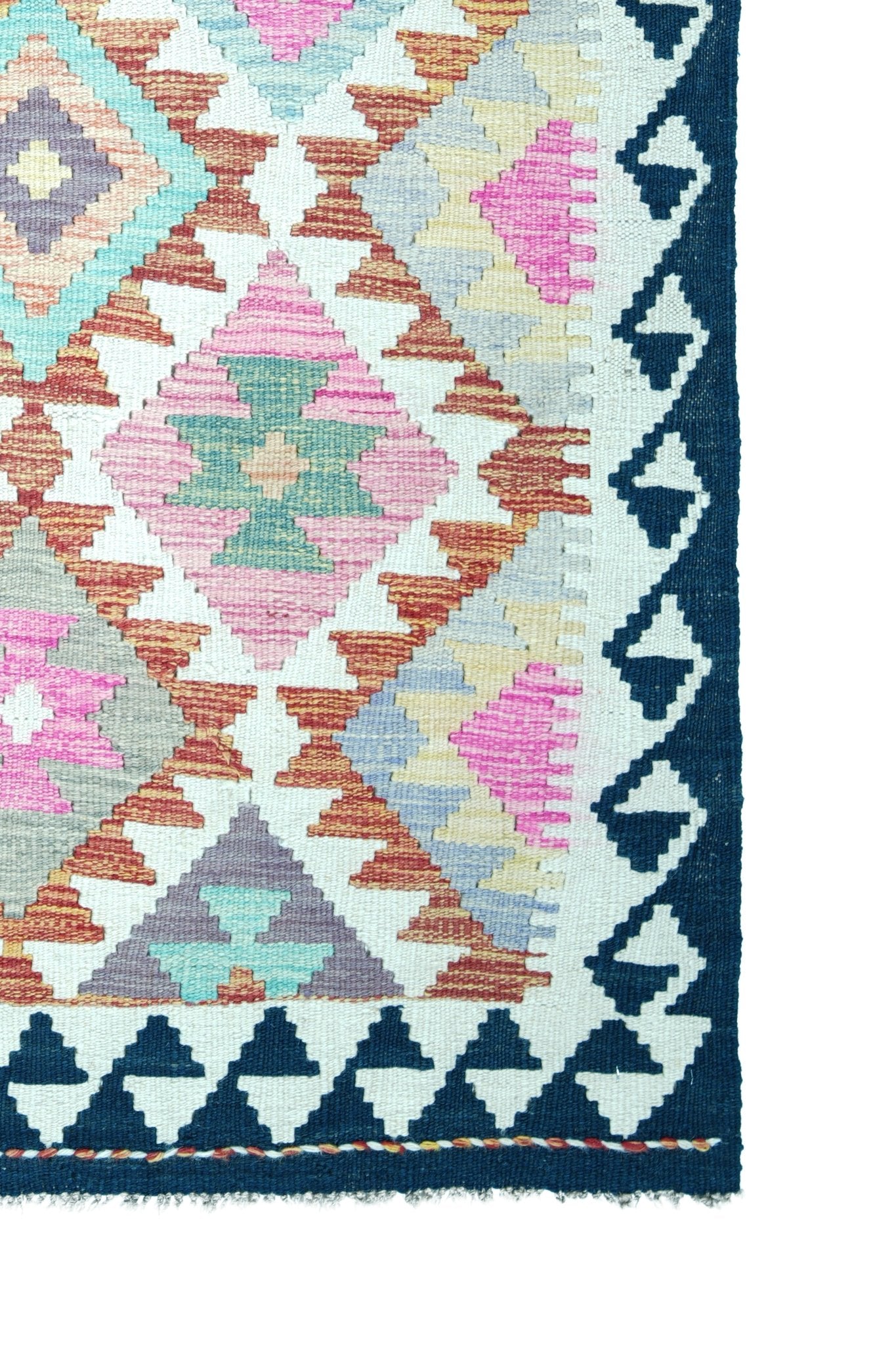 Kelim loper vloerkleed handgeweven uit Afghanistan - 4