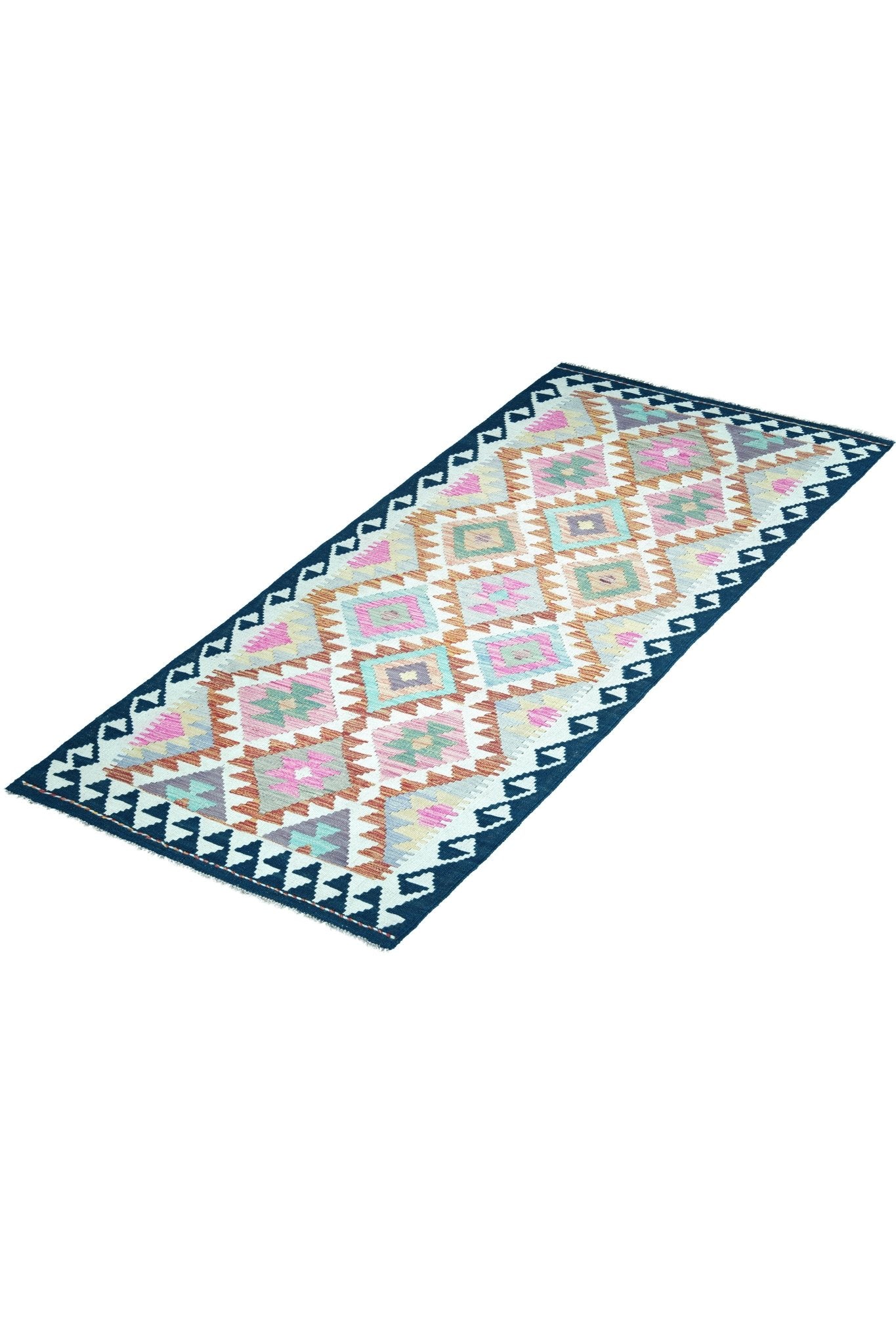 Kelim loper vloerkleed handgeweven uit Afghanistan - 2