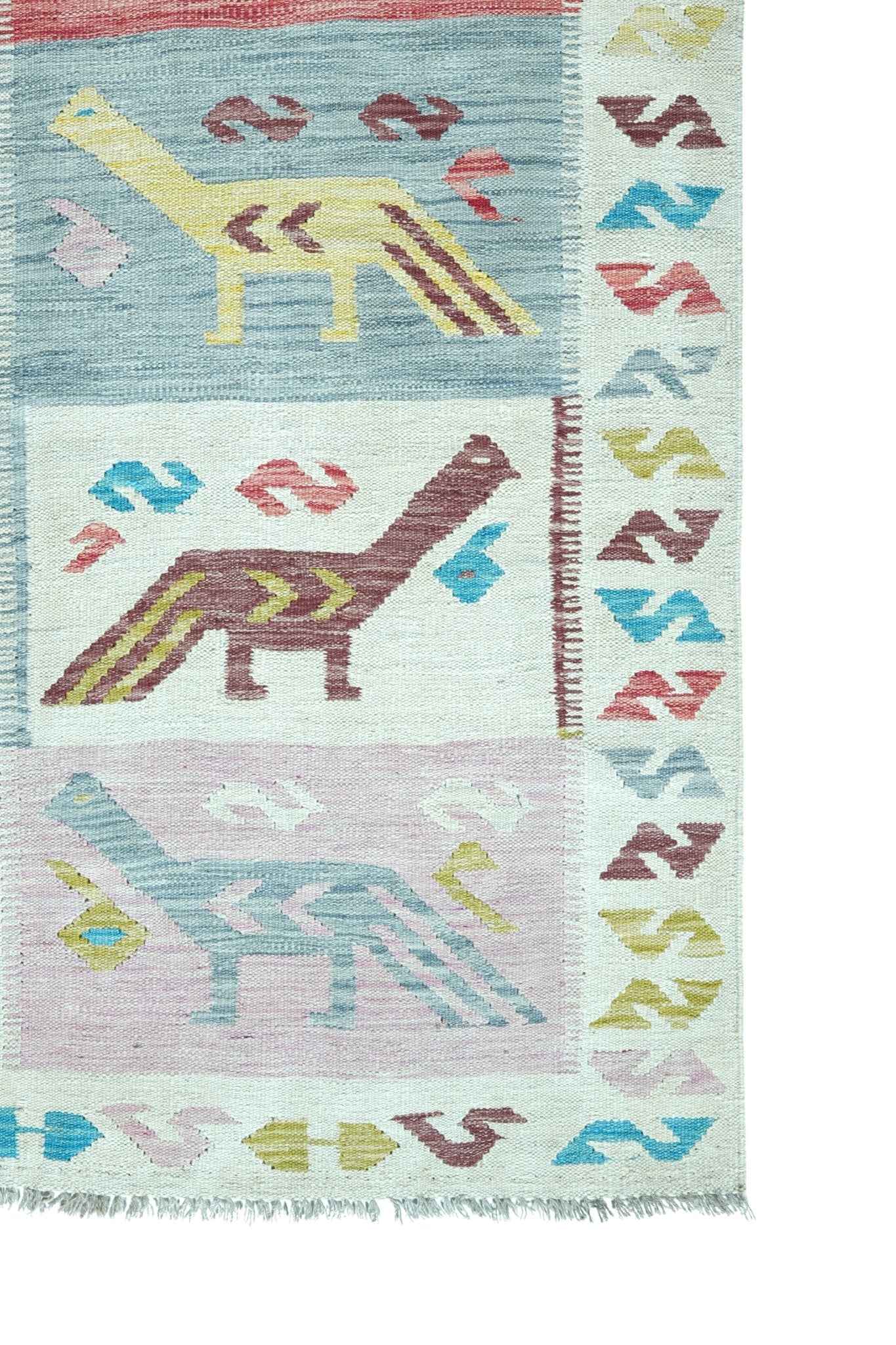 Kelim loper vloerkleed handgeweven uit Afghanistan - 4