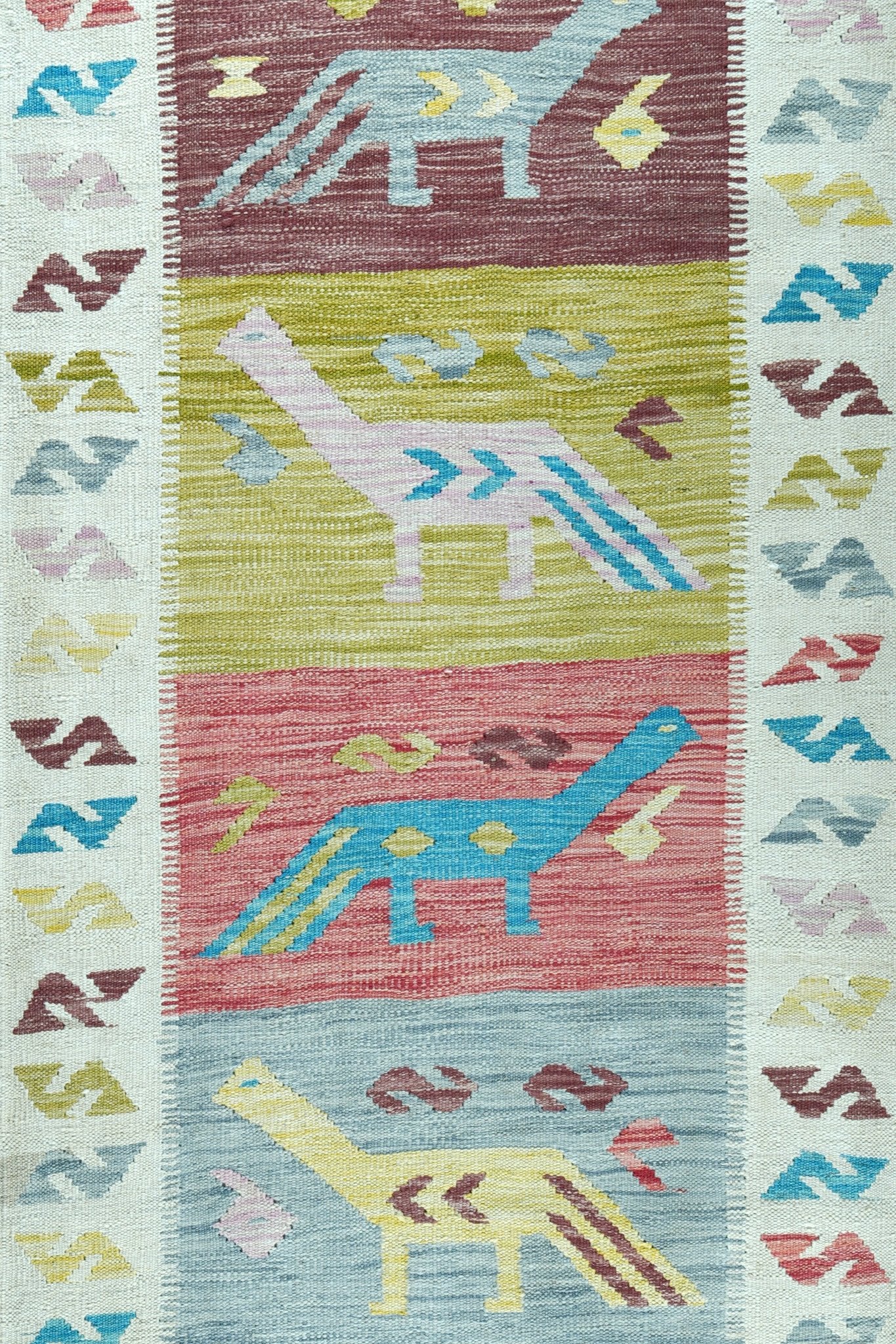 Kelim loper vloerkleed handgeweven uit Afghanistan - 3