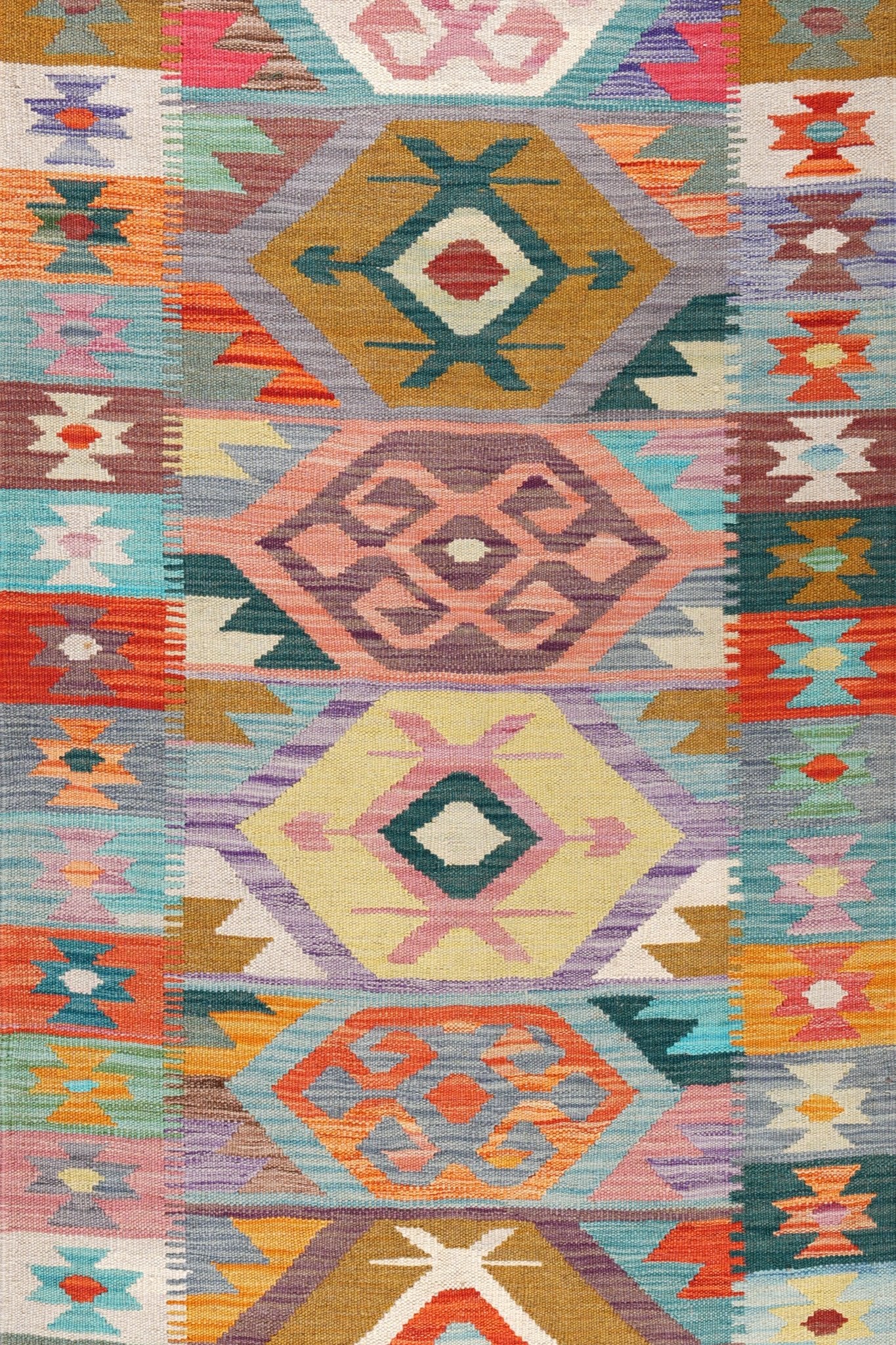 Kelim loper vloerkleed handgeweven uit Afghanistan - 3