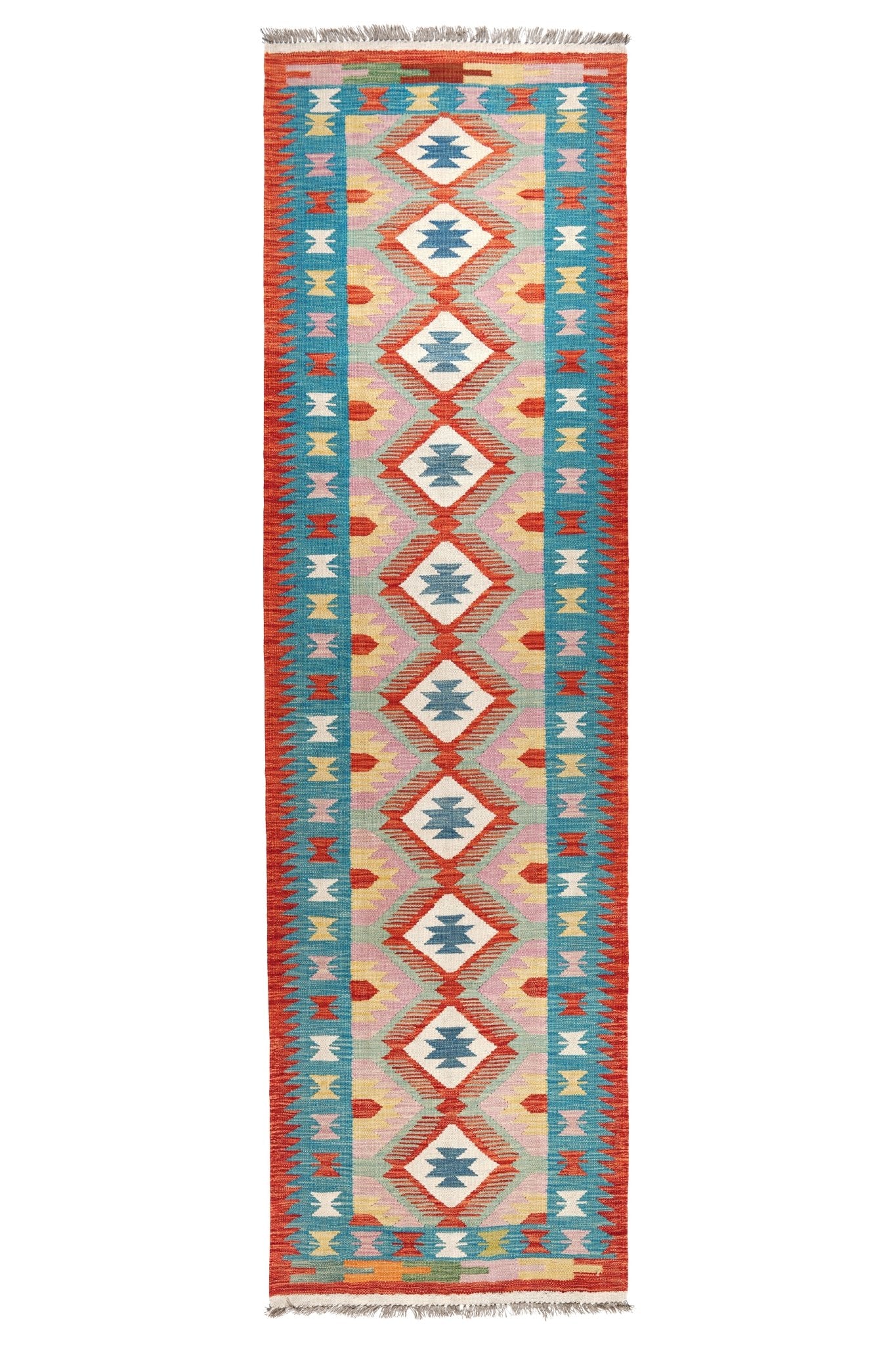 Kelim loper vloerkleed handgeweven uit Afghanistan - 1