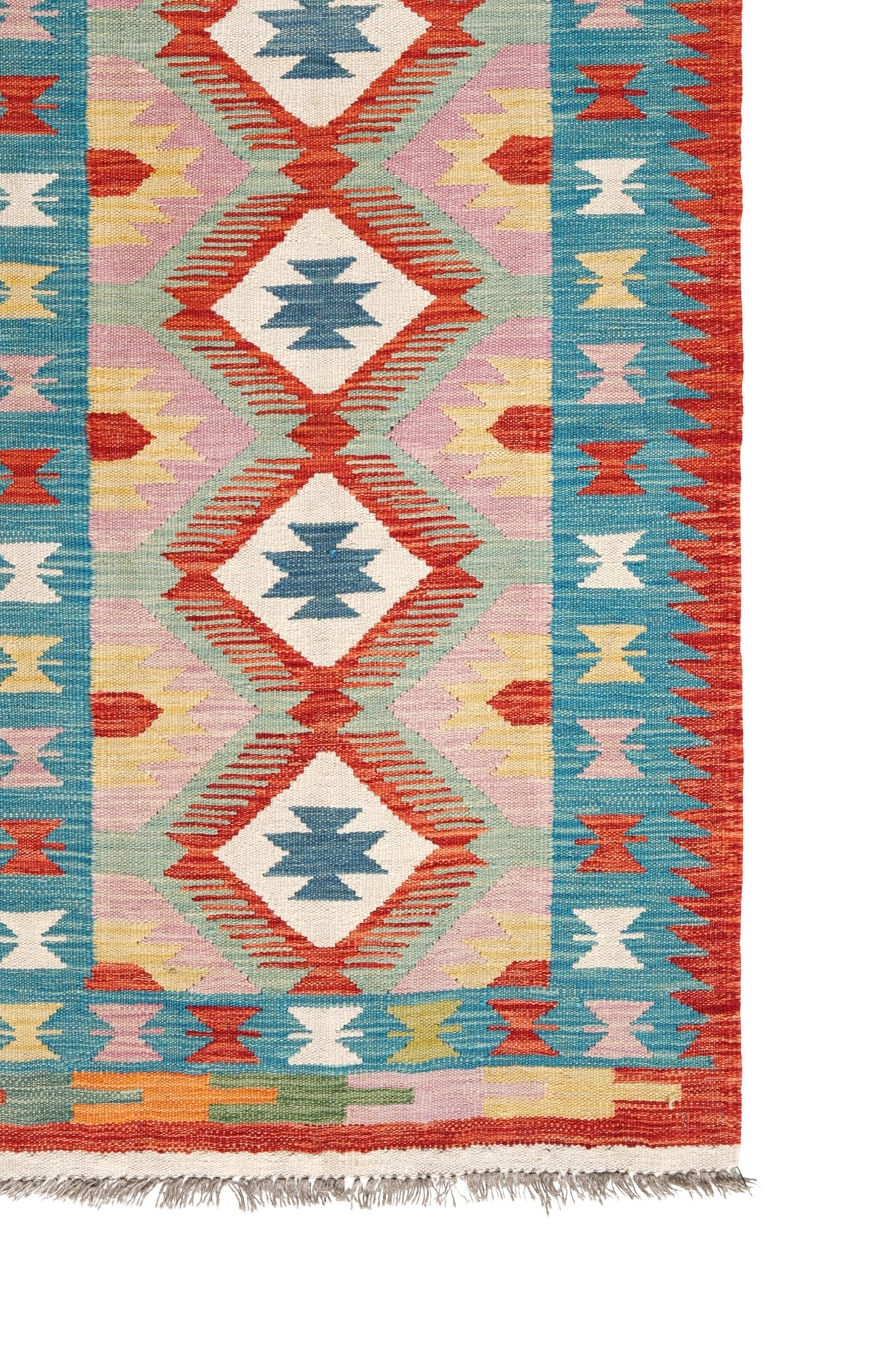 Kelim loper vloerkleed handgeweven uit Afghanistan - 4