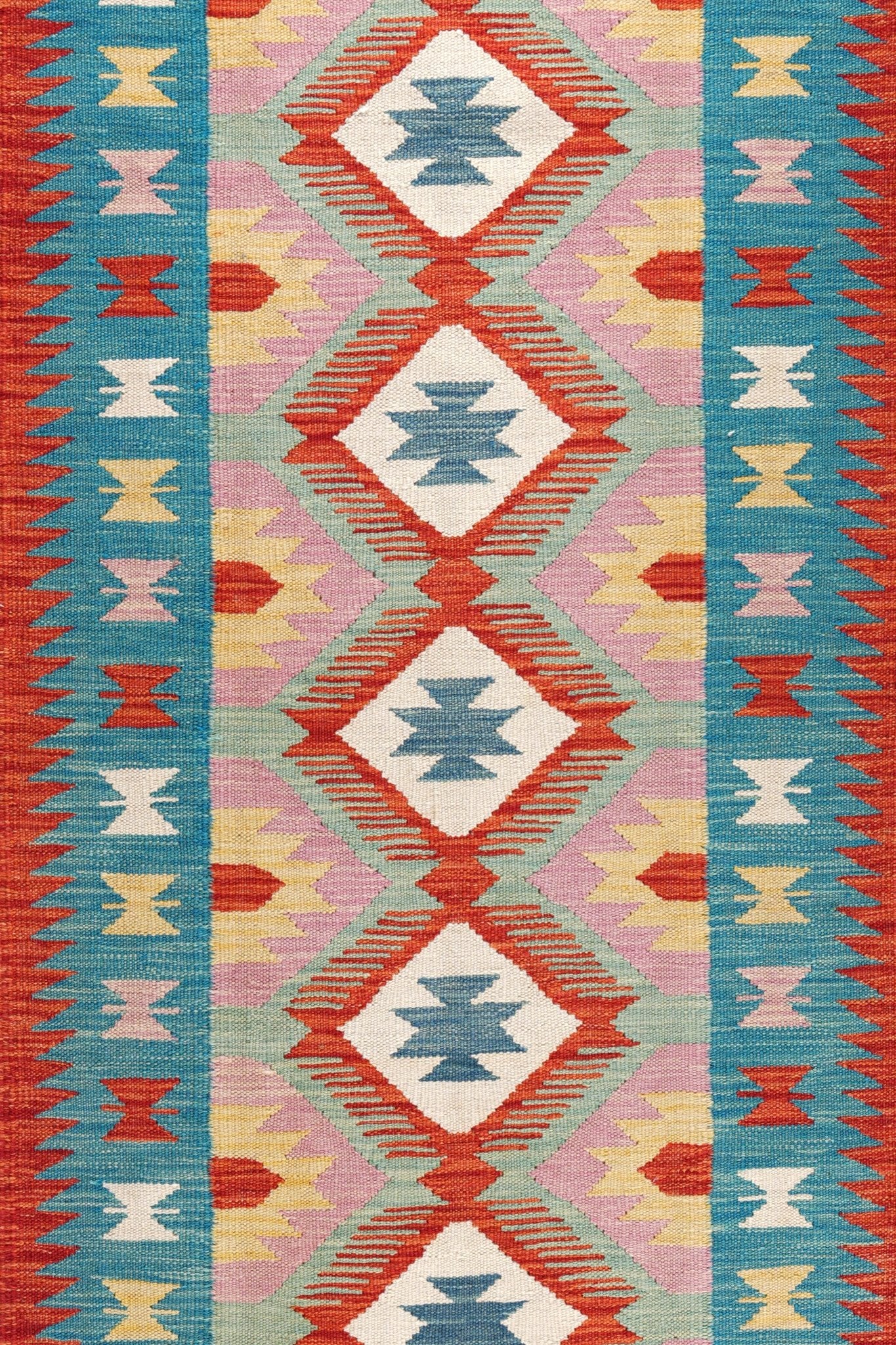 Kelim loper vloerkleed handgeweven uit Afghanistan - 3