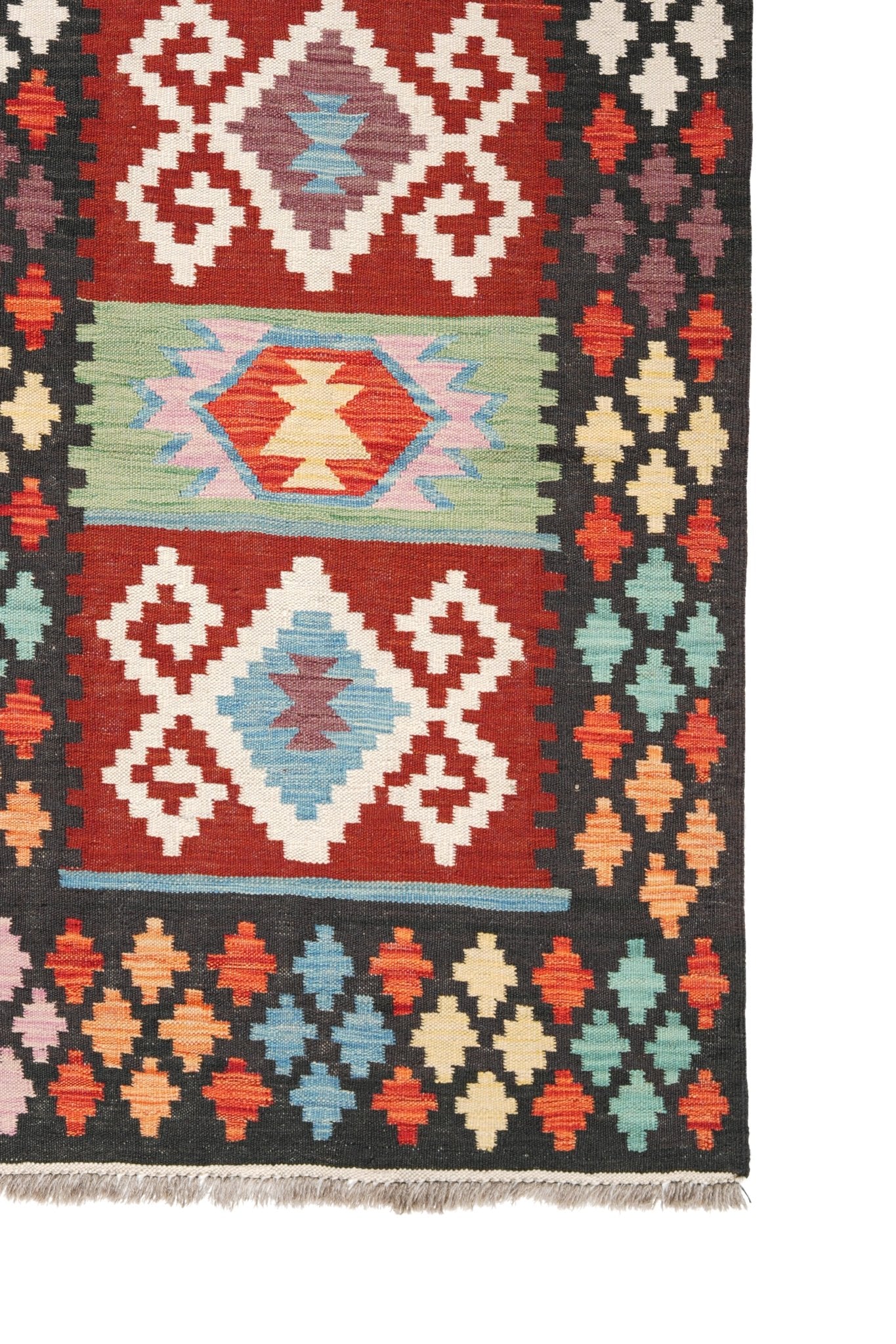 Kelim loper vloerkleed handgeweven uit Afghanistan - 4