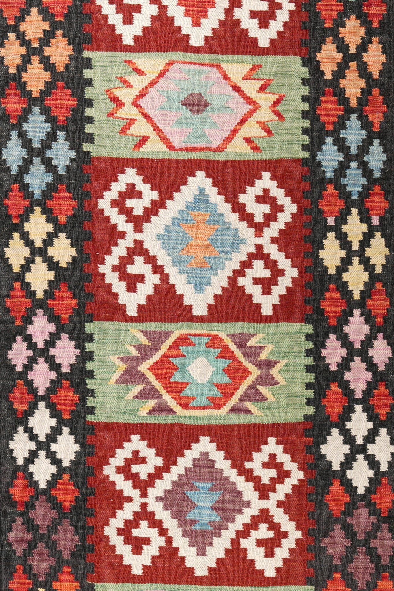 Kelim loper vloerkleed handgeweven uit Afghanistan - 3