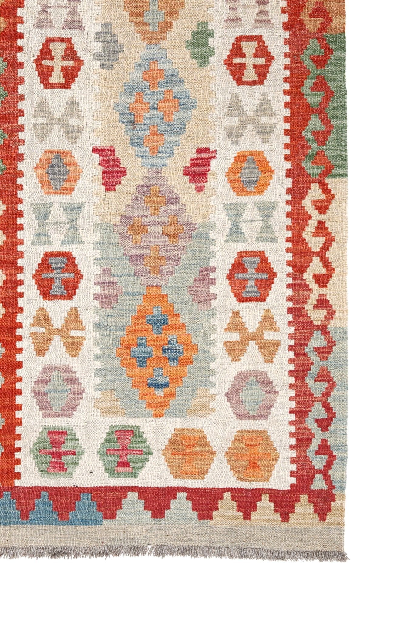 Kelim loper vloerkleed handgeweven uit Afghanistan - 4