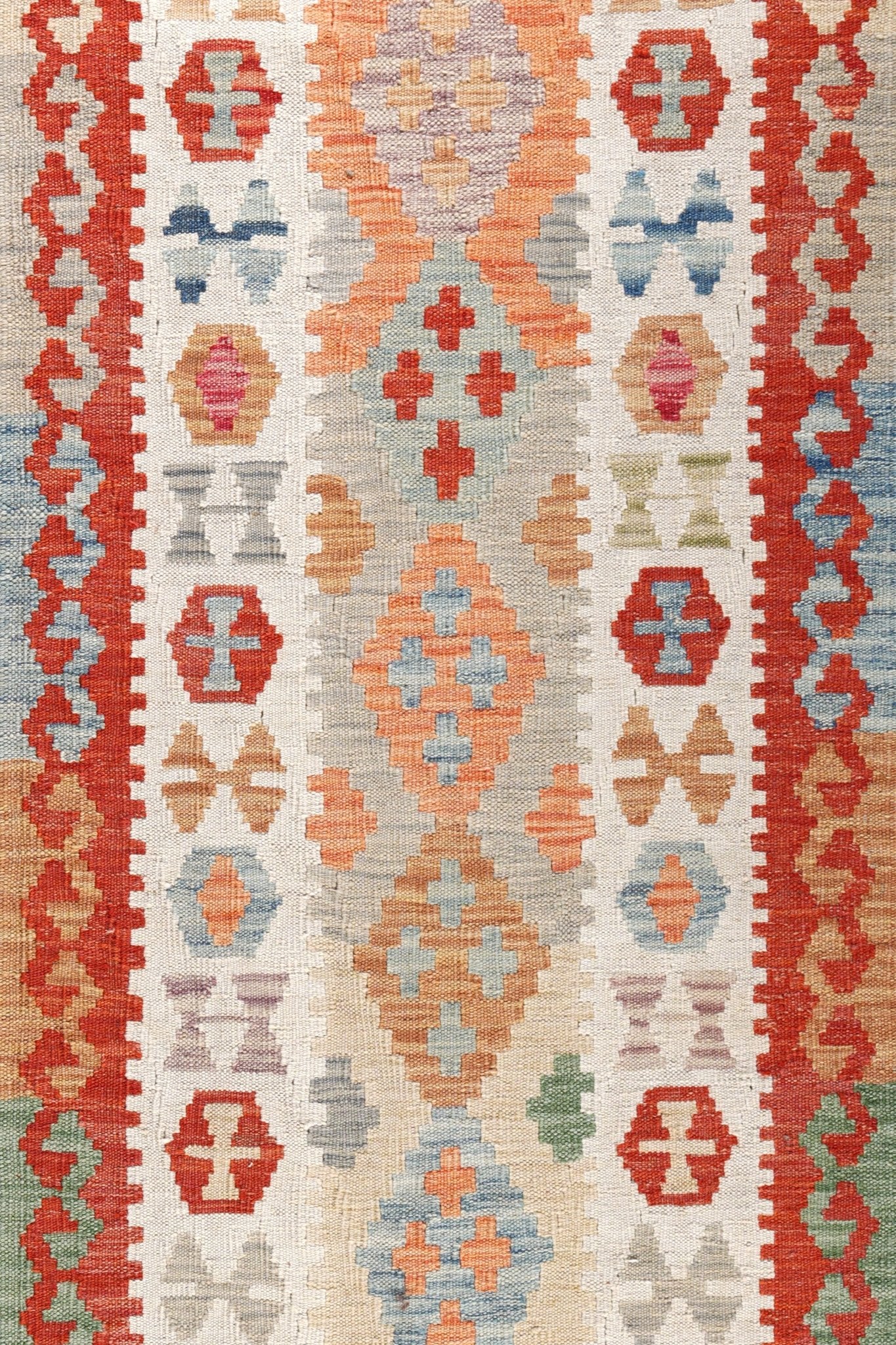 Kelim loper vloerkleed handgeweven uit Afghanistan - 3