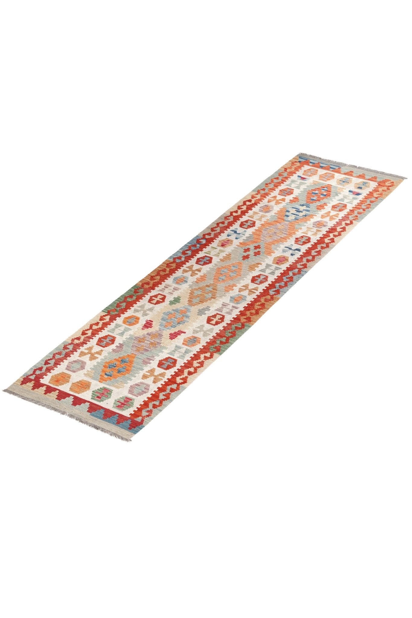 Kelim loper vloerkleed handgeweven uit Afghanistan - 2