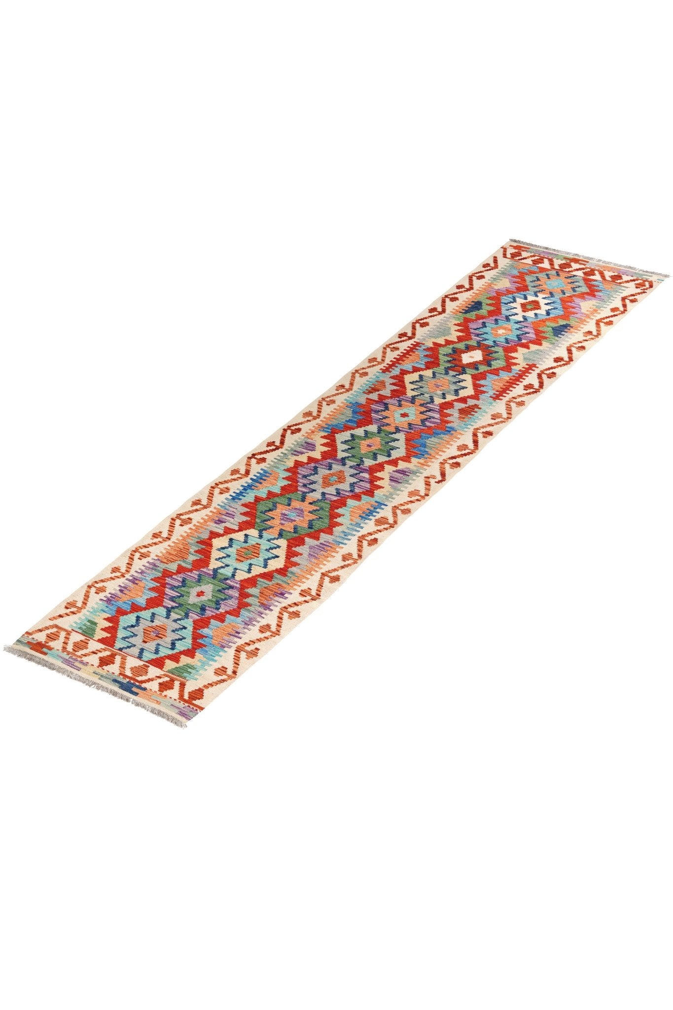 Kelim loper vloerkleed handgeweven uit Afghanistan - 2